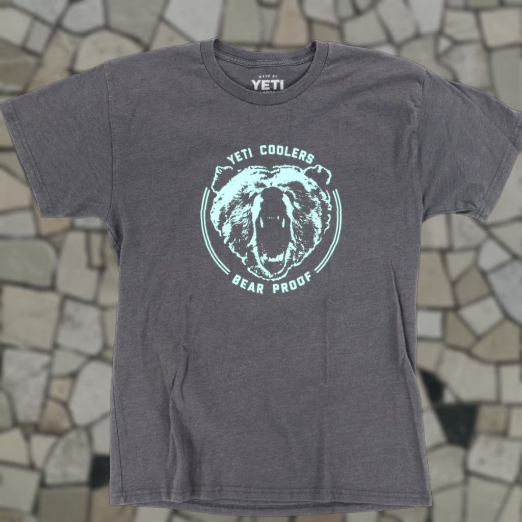Yeti Yeti Shirt Charcoal Men's L Bear Proof Solid T-Shirt Size US L / EU 52-54 / 3 - 1 Thumbnail