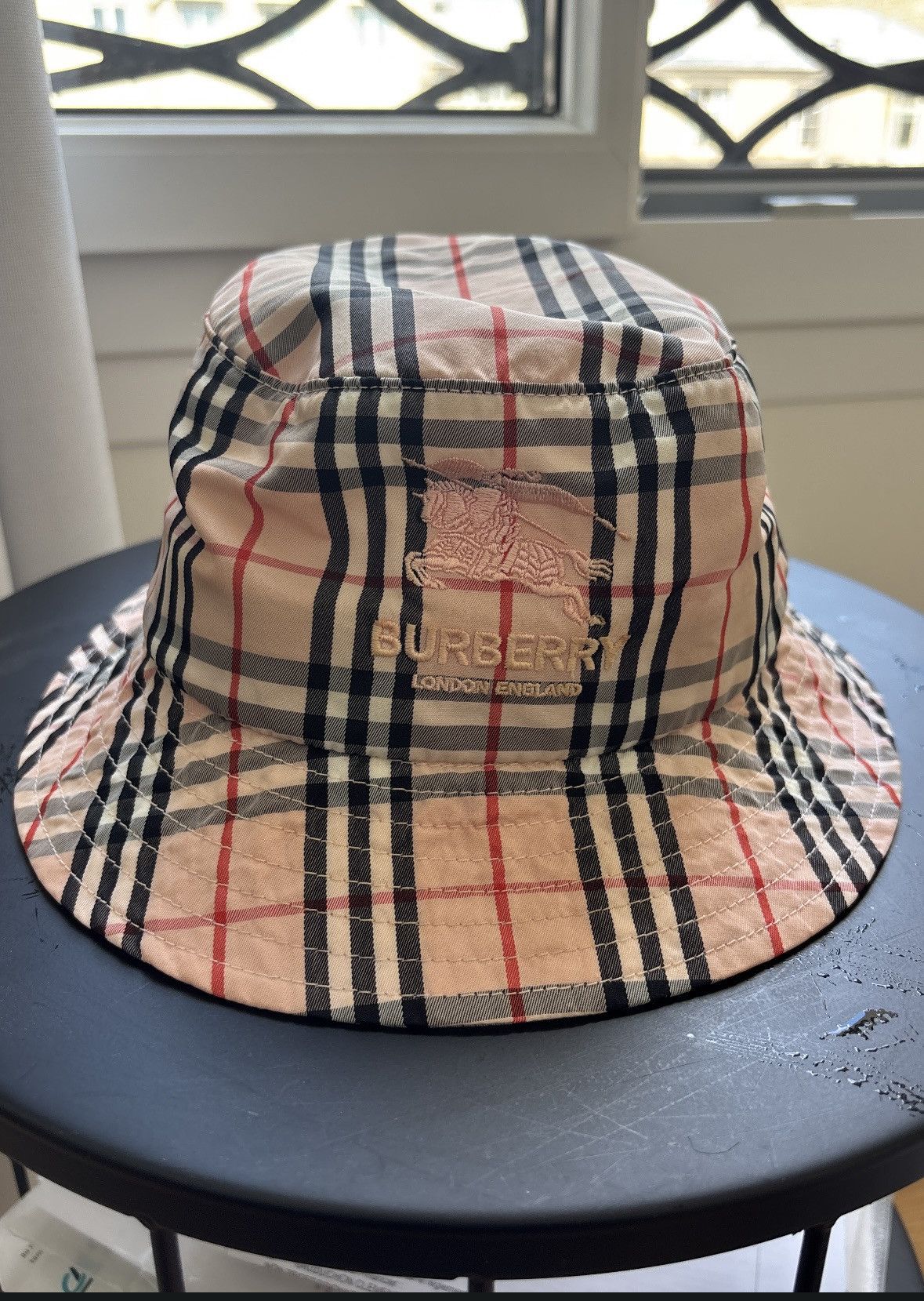 帽子 BURBERRY Supreme Crusher Hat 2022SS Supreme Burberry Crusher (SS22) - $98