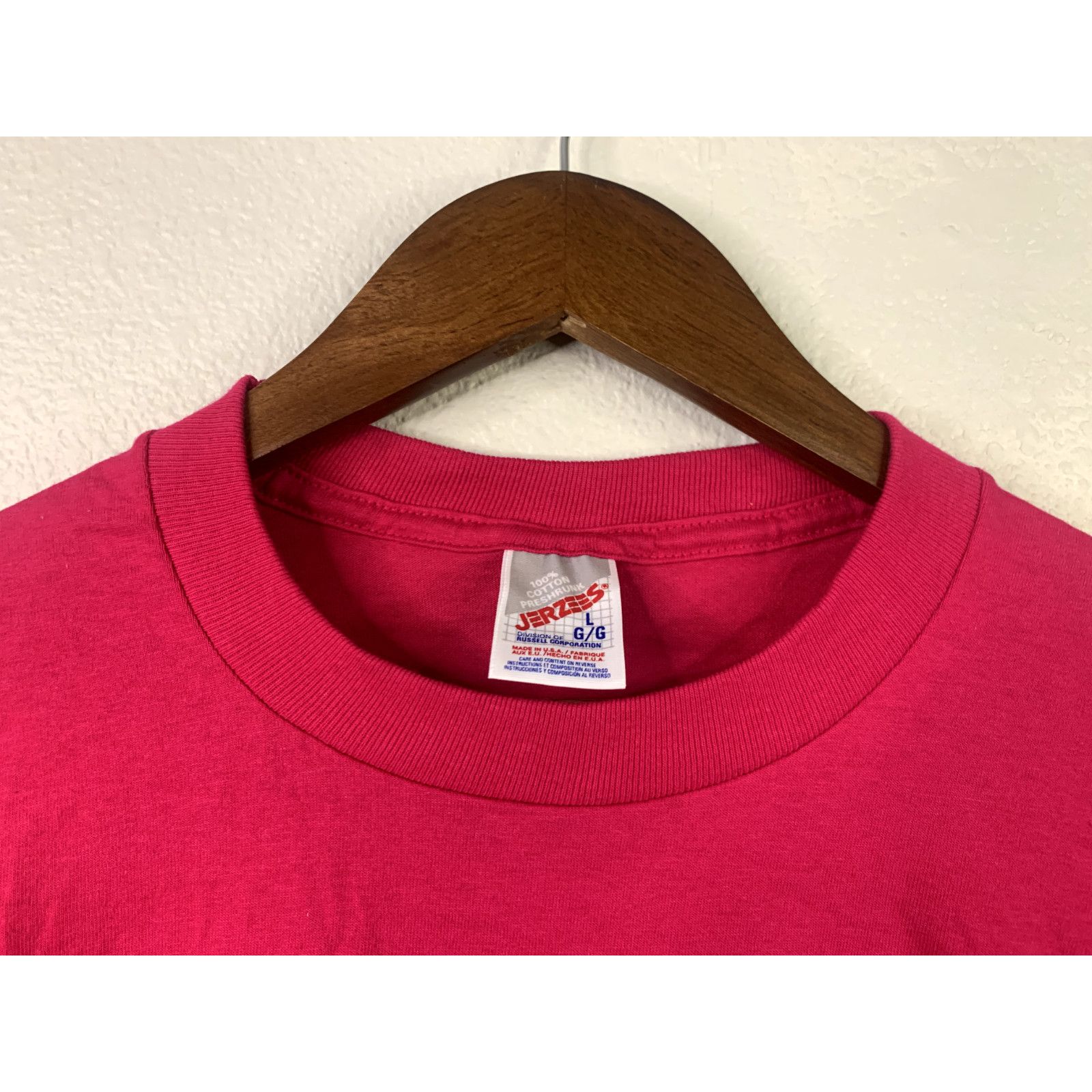 Jerzees Vintage Pennsylvania Pink Shirt PA Floral Graphic 1997 Large Size US L / EU 52-54 / 3 - 5 Thumbnail