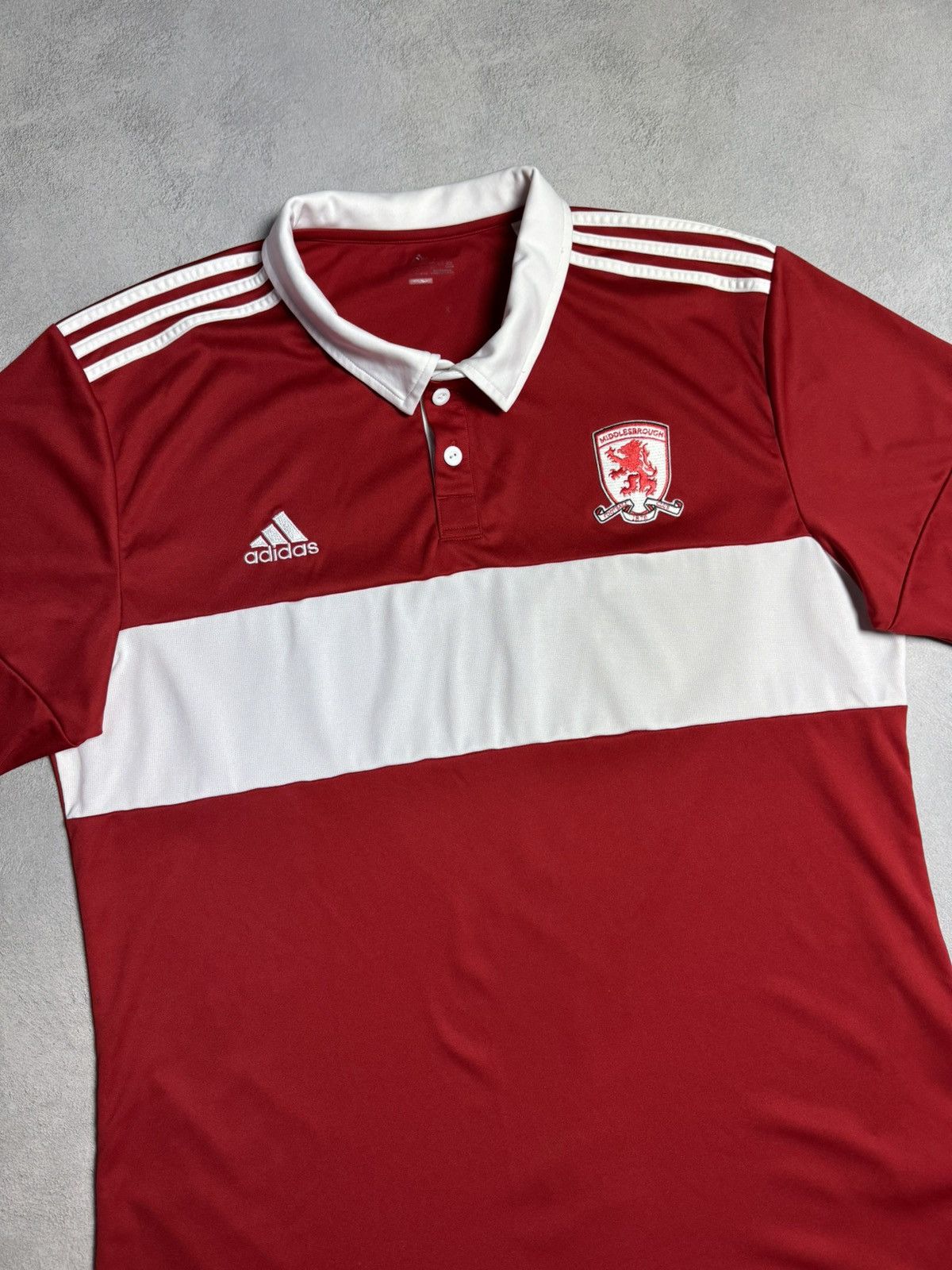 Adidas Middlesbrough 2010 2011 Home Shirt Soccer Jersey Adidas Size US XXL / EU 58 / 5 - 3 Thumbnail