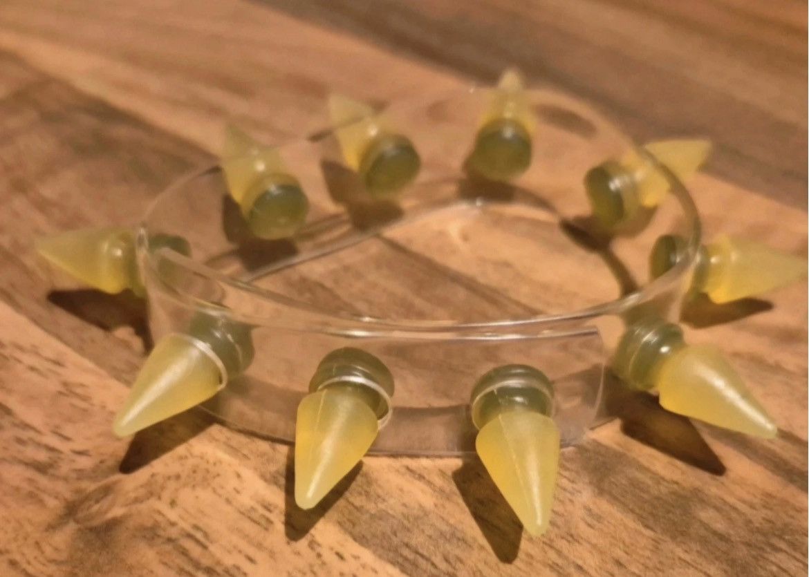 Craig Morrison Couch UK Double Wrap Yellow Spike Bracelet Size ONE SIZE - 1 Thumbnail