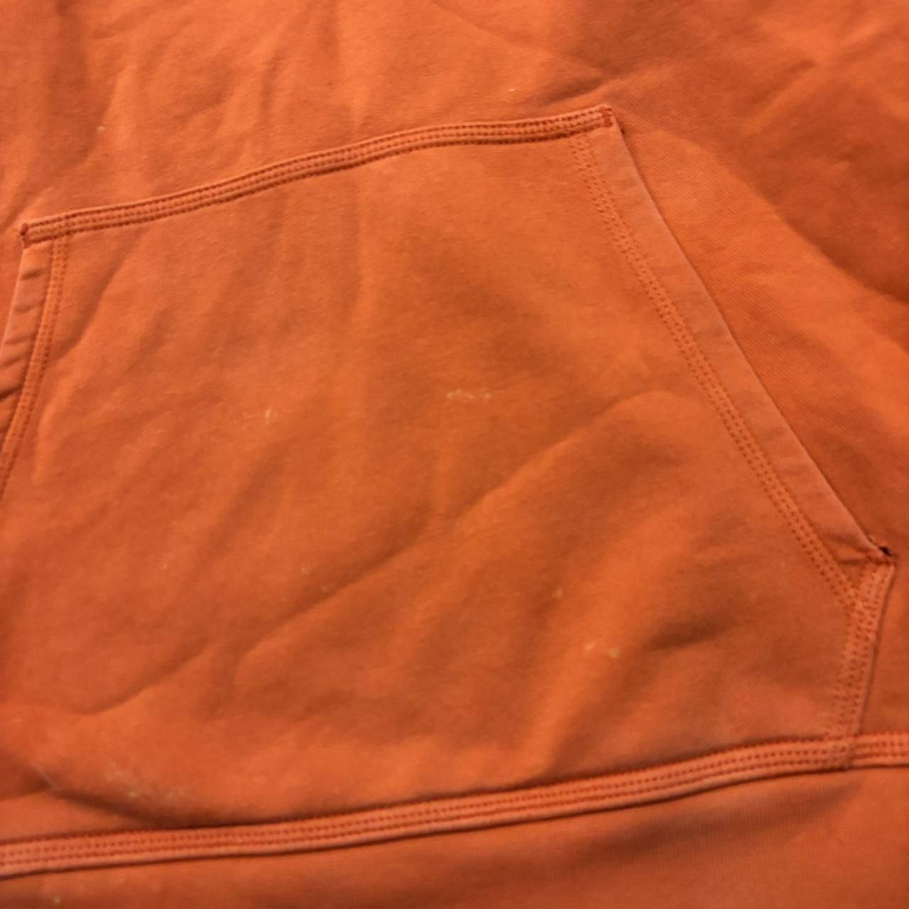 Nike × Vintage Crazy Vintage Y2K/2000s Orange Nike Swoosh Essential Hoodie! Size US M / EU 48-50 / 2 - 5 Thumbnail