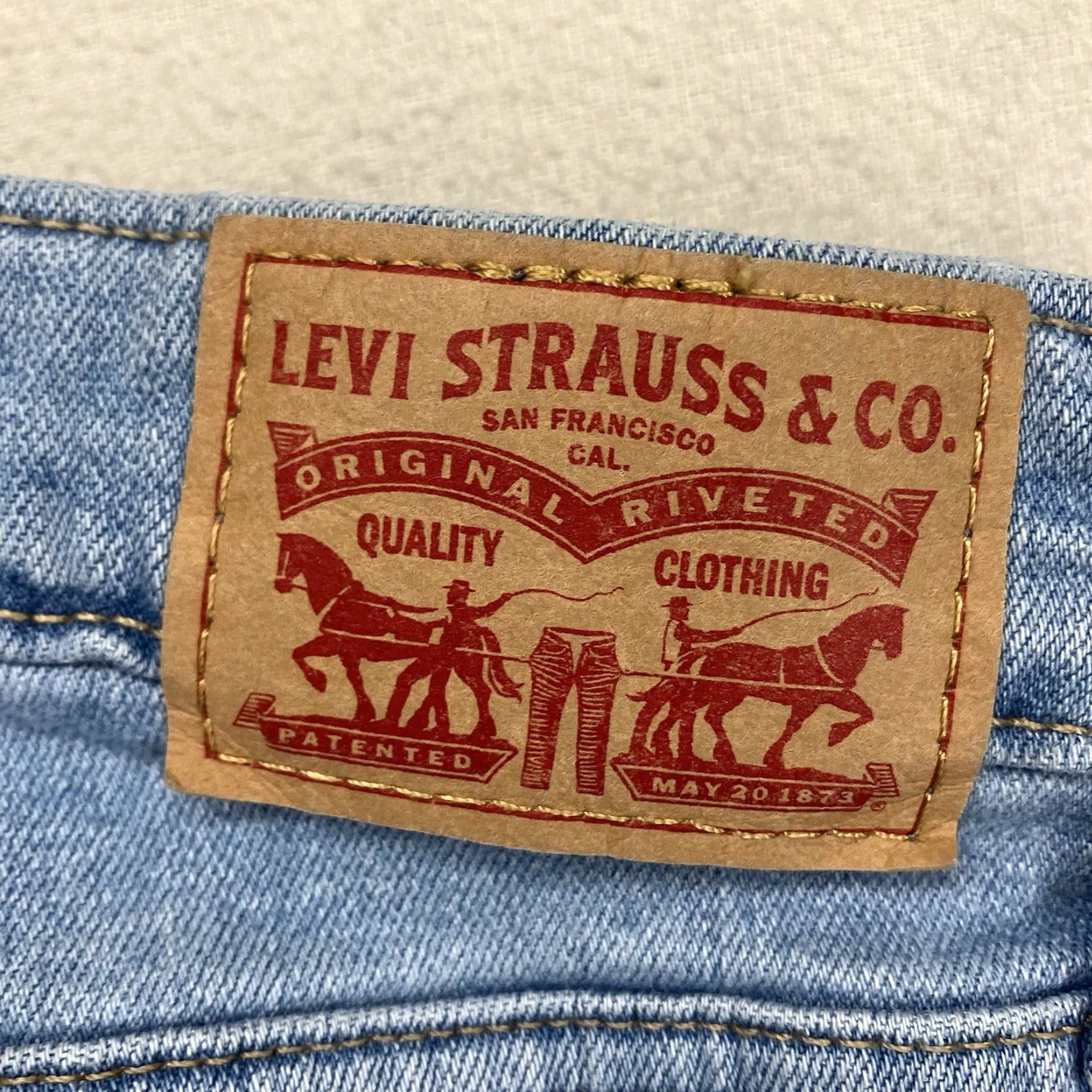 Levi's Levi's Women's 721 Jeans High Rise Skinny Ankle Cloudy Blue 28 Stretch Soft Size 28" / US 6 / IT 42 - 3 Thumbnail
