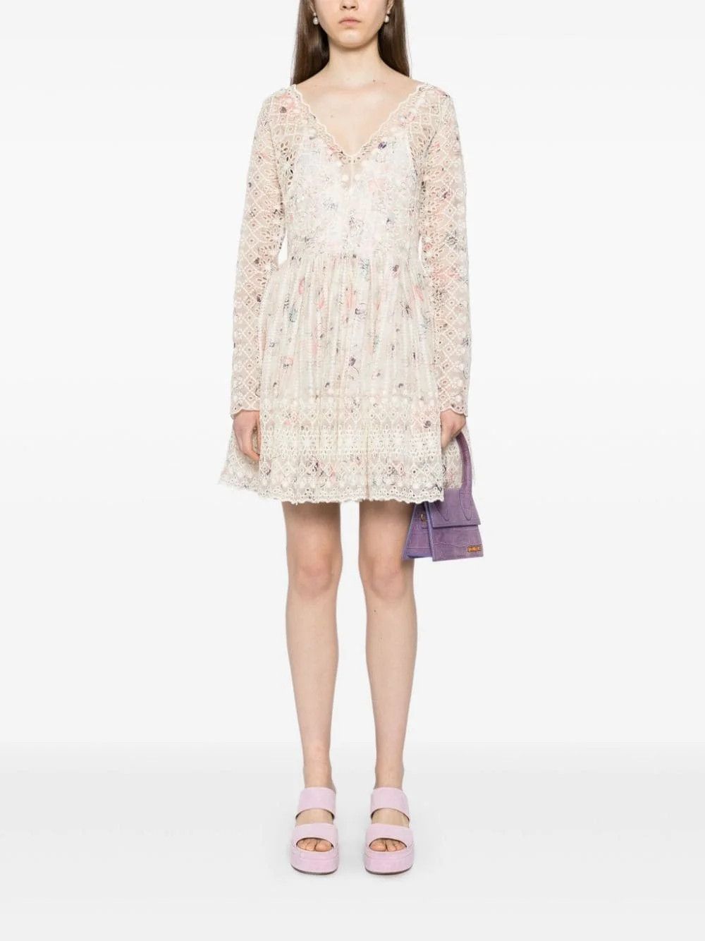 Zimmermann oc11z0226 Halliday Minidress In Multicolo Size S / US 4 / IT 40 - 2 Thumbnail