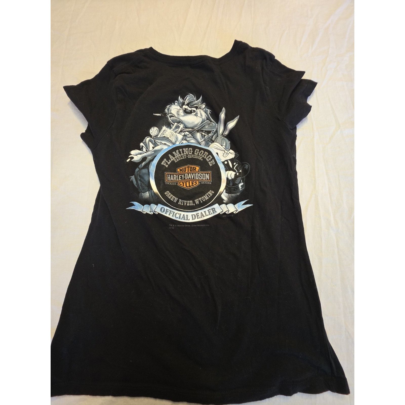 Harley Davidson Harley Davidson Women's Tasmania Devil 2012 Short Sleeve Size XL / US 12-14 / IT 48-50 - 1 Thumbnail