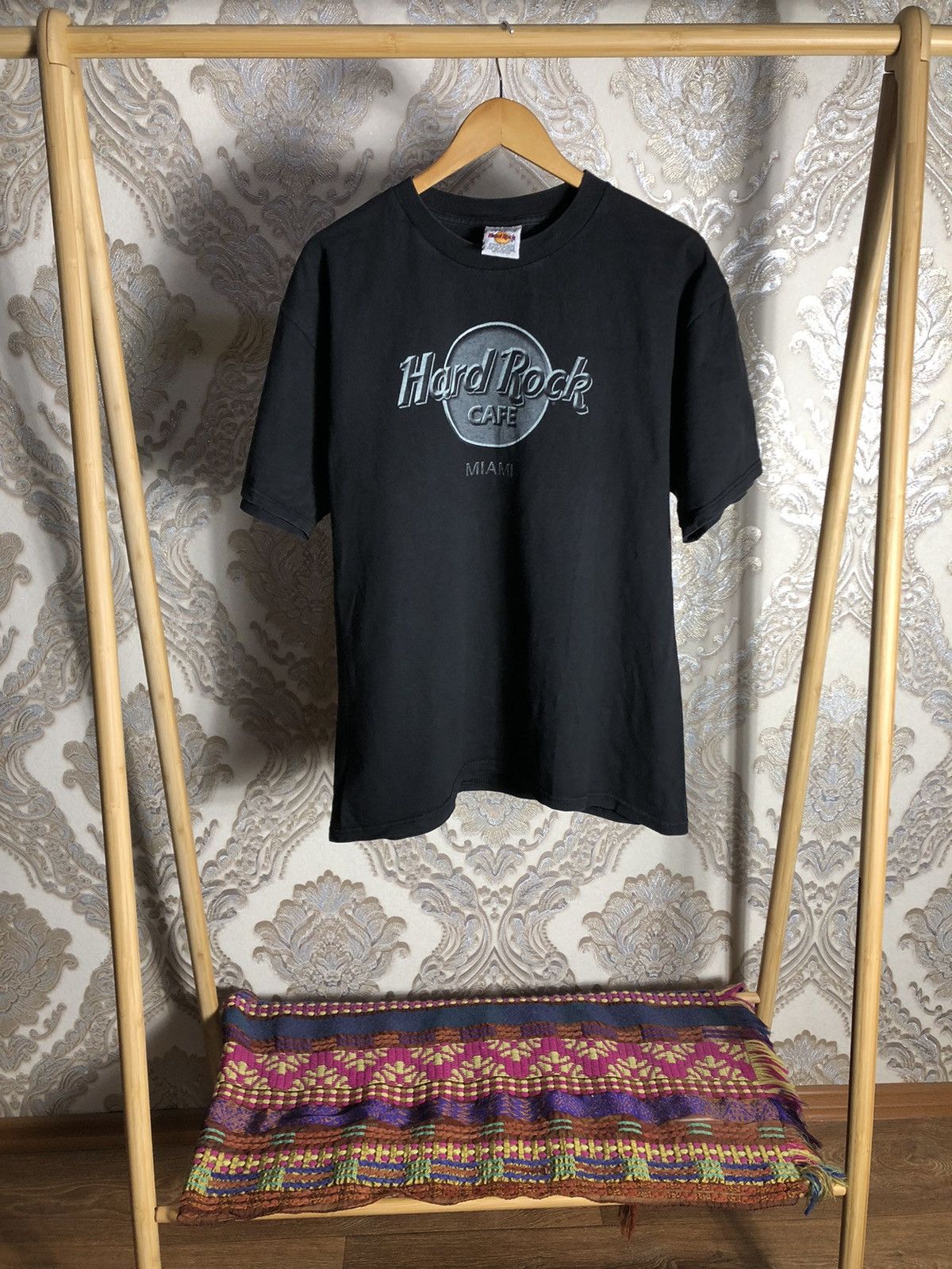 Hard Rock Cafe × Vintage VERY RARE HARD ROCK CAFE MIAMI BIG LOGO T-SHIRT RETRO 90s Size US L / EU 52-54 / 3 - 1 Thumbnail