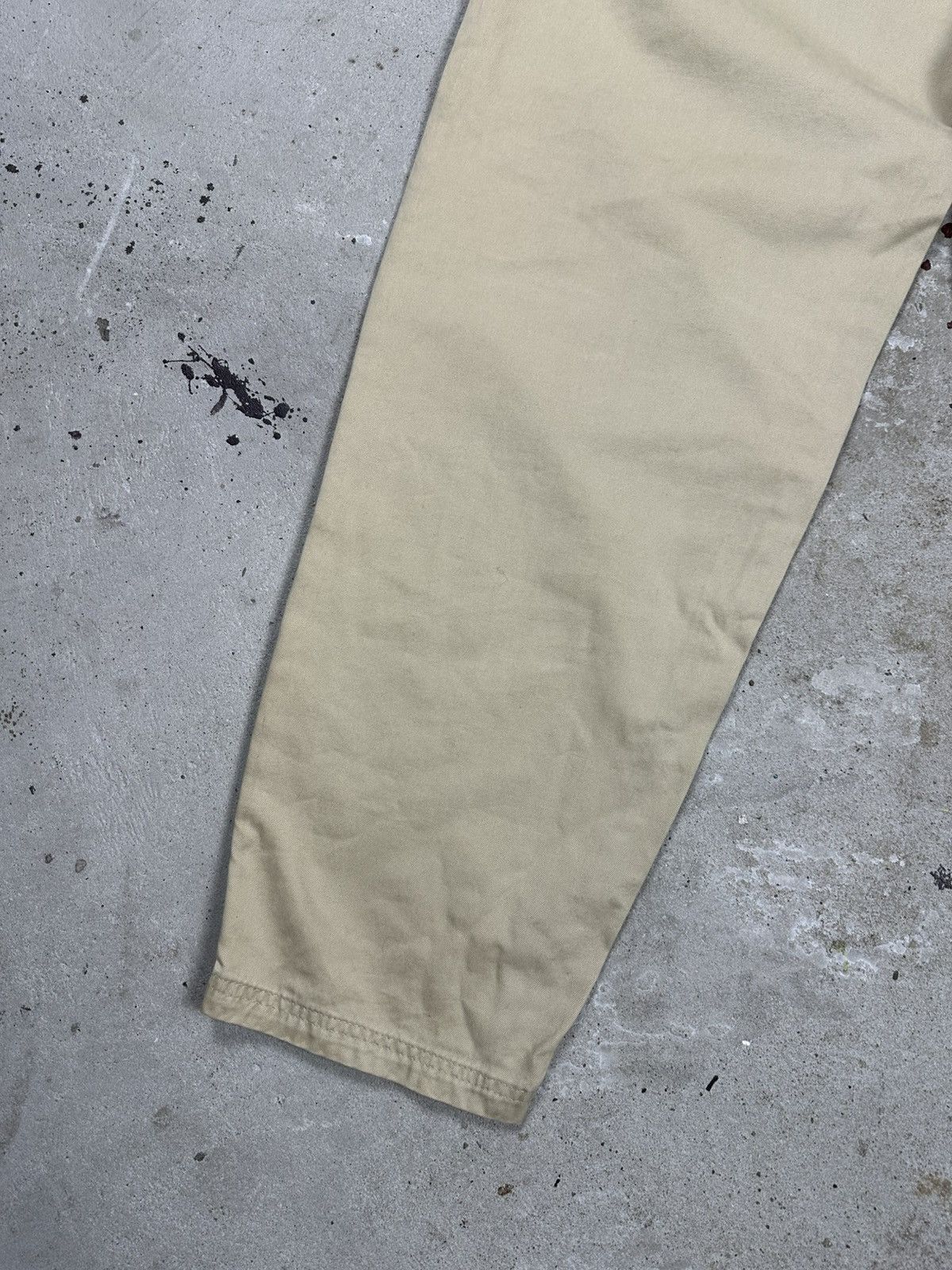 Diesel Vintage 90s Diesel Paddle Beige Baggy Denim Jeans Size US 32 / EU 48 - 11 Thumbnail