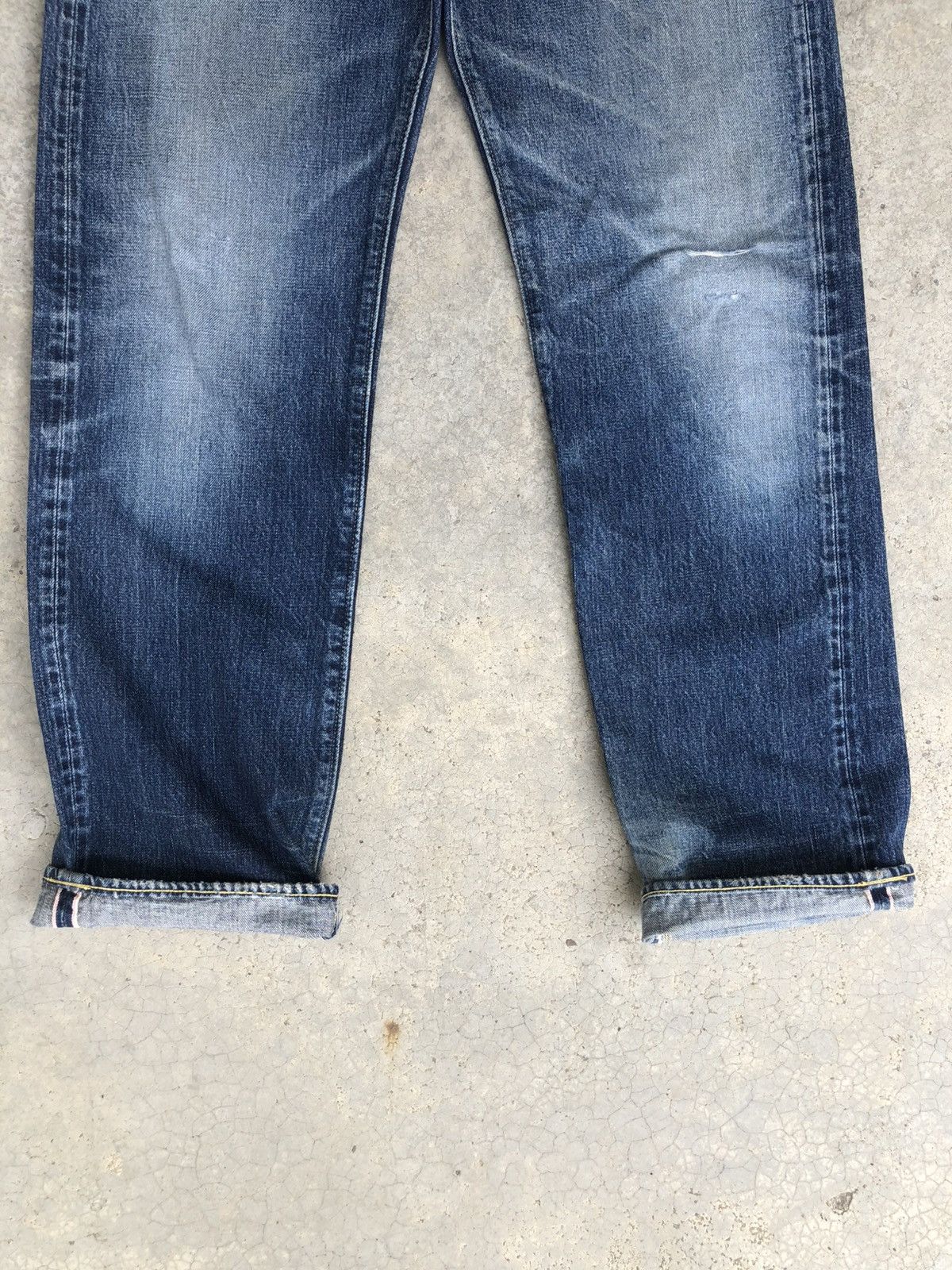 Sugar Cane Vintage Sugarcane 901 Star Distressed Jeans Selvedge Denim Size US 32 / EU 48 - 14 Thumbnail