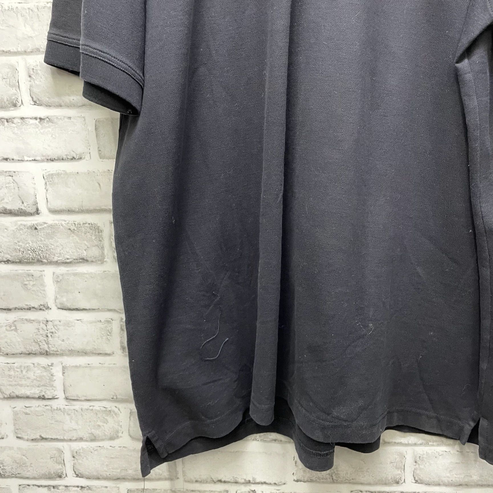 Vintage Masters Polo Mens XL Black 100% Cotton Two-Ply Mercerized Pima Masters Collection Shirt Size US XL / EU 56 / 4 - 3 Thumbnail