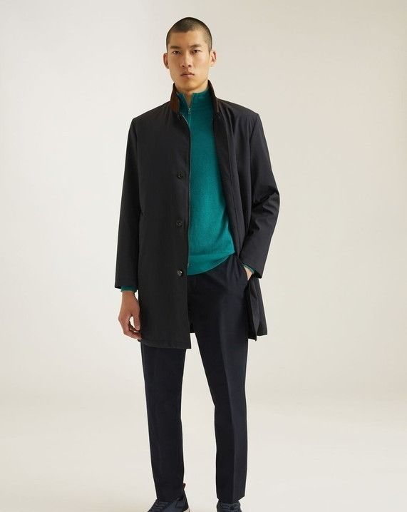 Loro Piana o1srvl11e0824 Mezzocollo Roadster Sweater in Sea Green Size US S / EU 44-46 / 1 - 6 Thumbnail