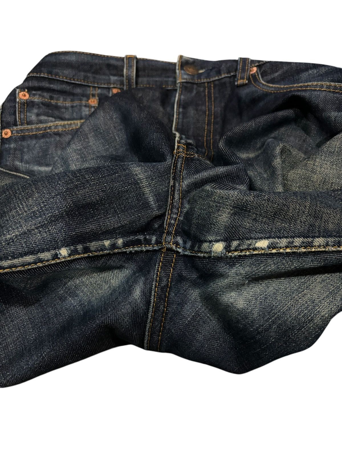 Levi's × Vintage Y2k Vintage Levi’s Lot 505 Faded Straight Cut Denim Jeans Size US 30 / EU 46 - 9 Thumbnail