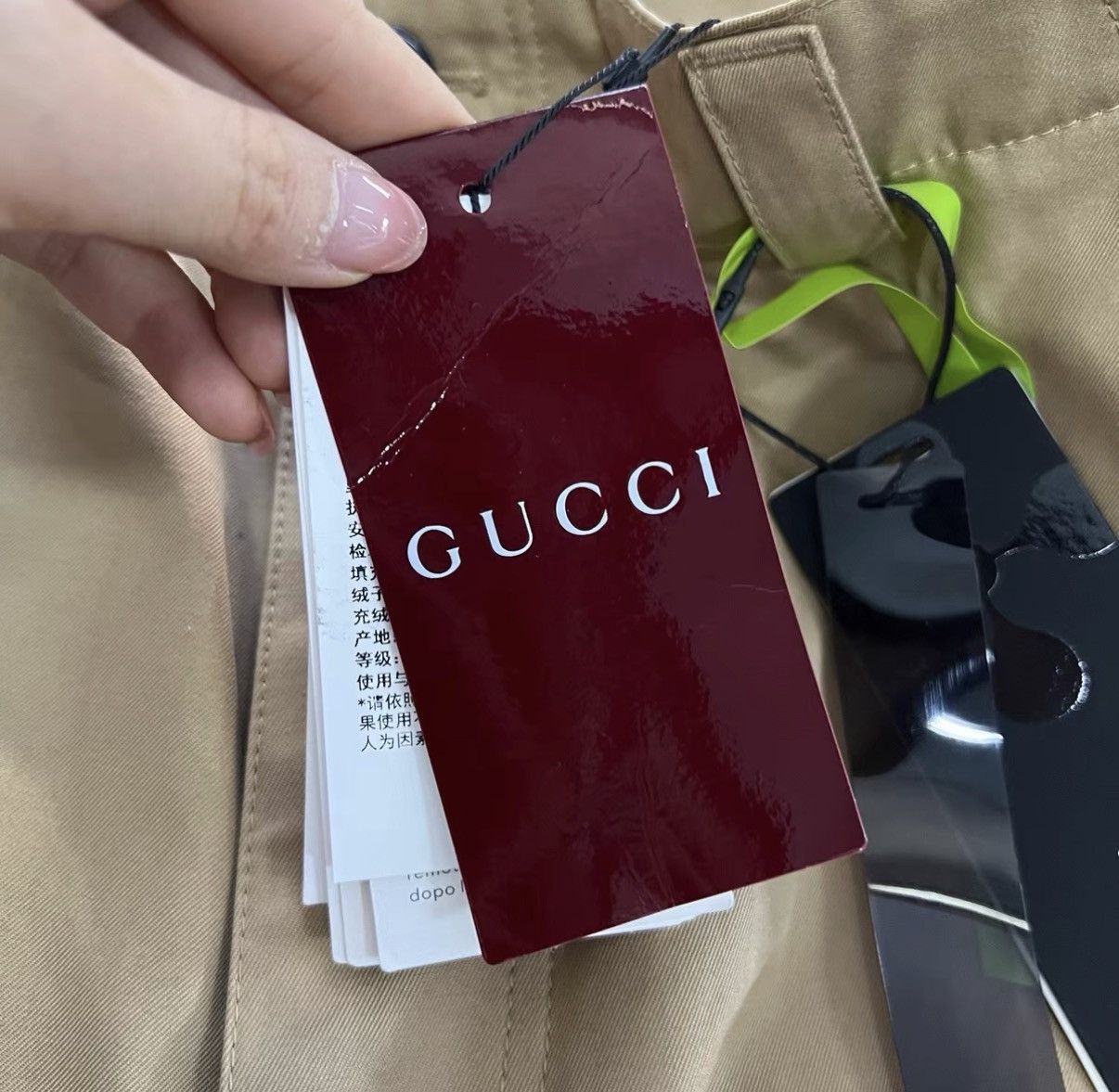 Gucci Gucci Khaki Straight-Leg Trousers J41 Size US 30 / EU 46 - 5 Thumbnail
