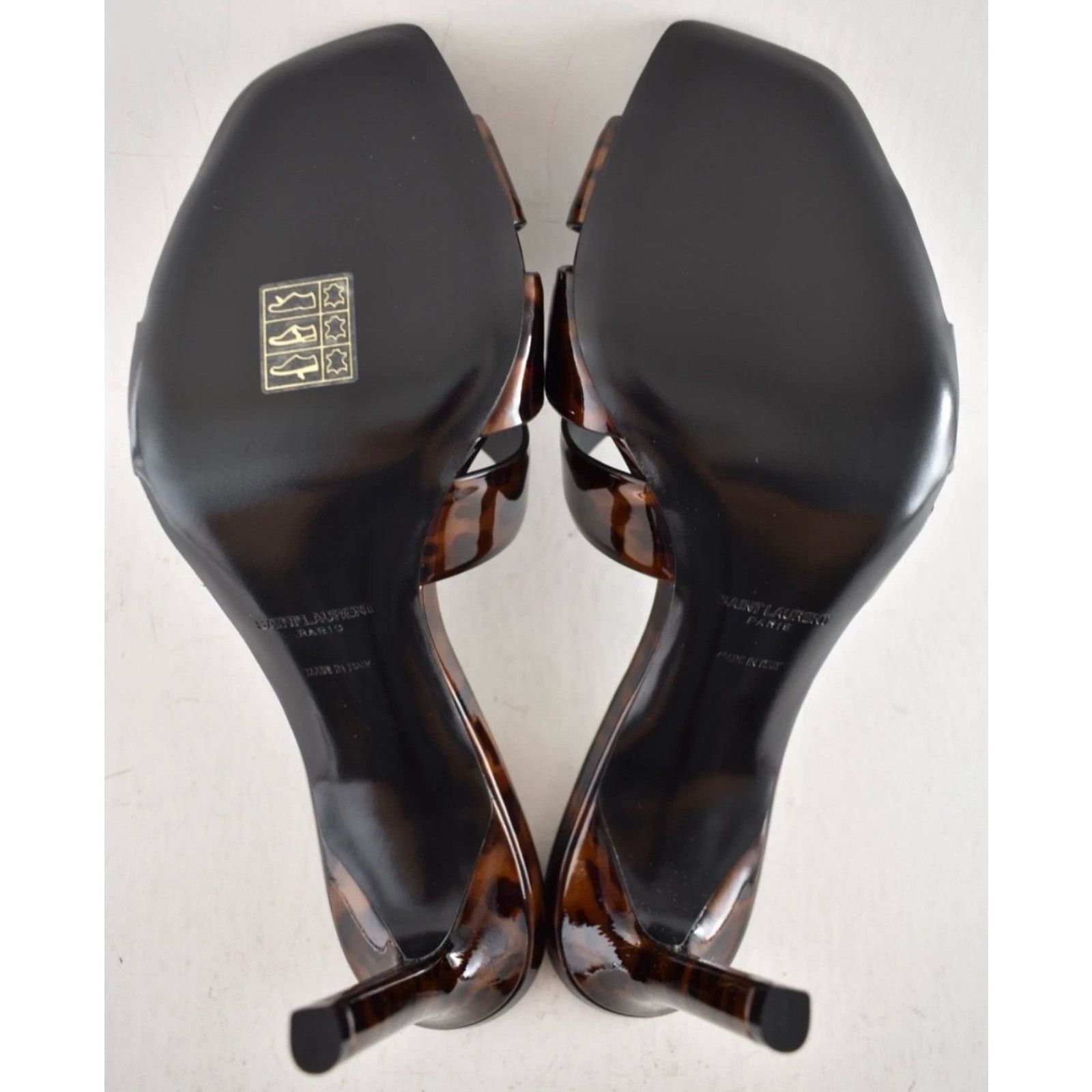Yves Saint Laurent Saint Laurent Tribute 85 Mule Sandal Black Brown 36 Size US 6 / IT 36 - 17 Thumbnail