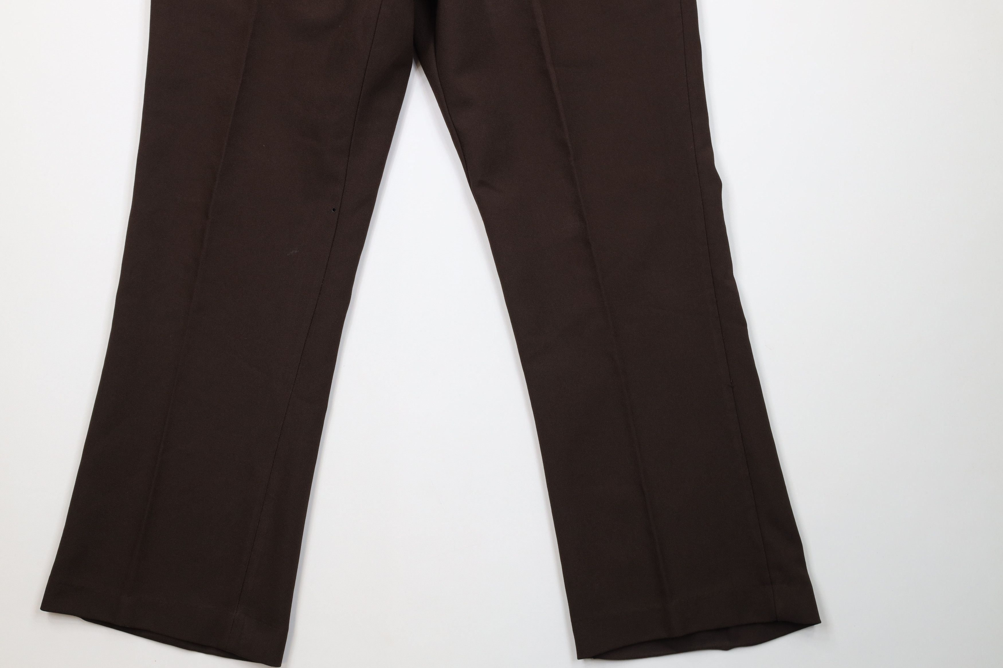 Vintage Vintage 70s Streetwear Bell Bottoms Chino Pants Brown USA Size US 36 / EU 52 - 4 Thumbnail