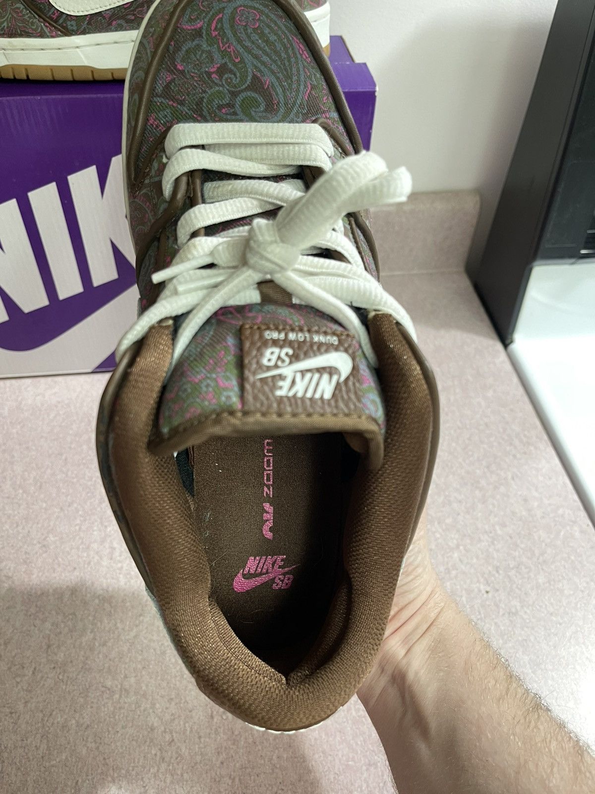Nike × Nike SB Nike SB Dunk Low Pro Paisley Size US 9.5 / EU 42-43 - 8 Thumbnail