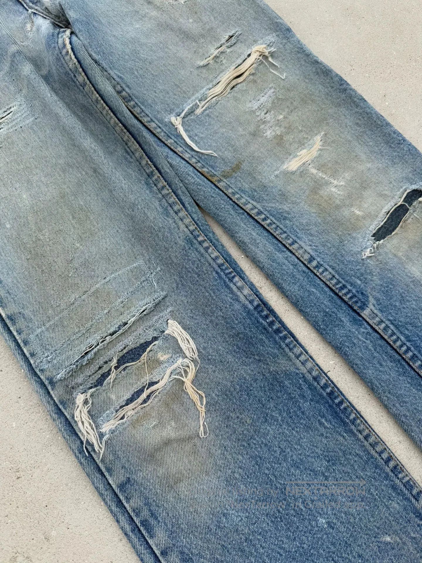 Vintage Vintage 70s Levis 517 Flared Jeans. Size US 30 / EU 46 - 4 Thumbnail