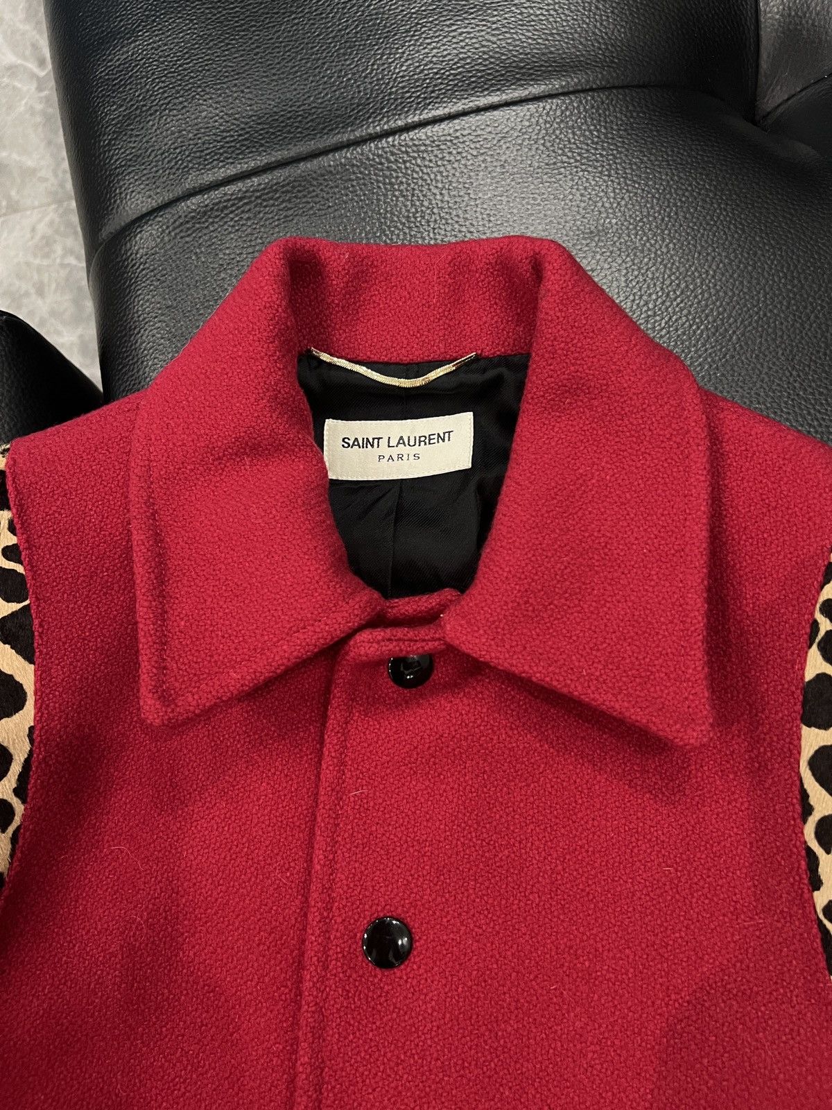 Saint Laurent Paris Saint Laurent Paris by Hedi Slimane FW14 Runway Leopard Pane Size US XXS / EU 40 - 5 Thumbnail