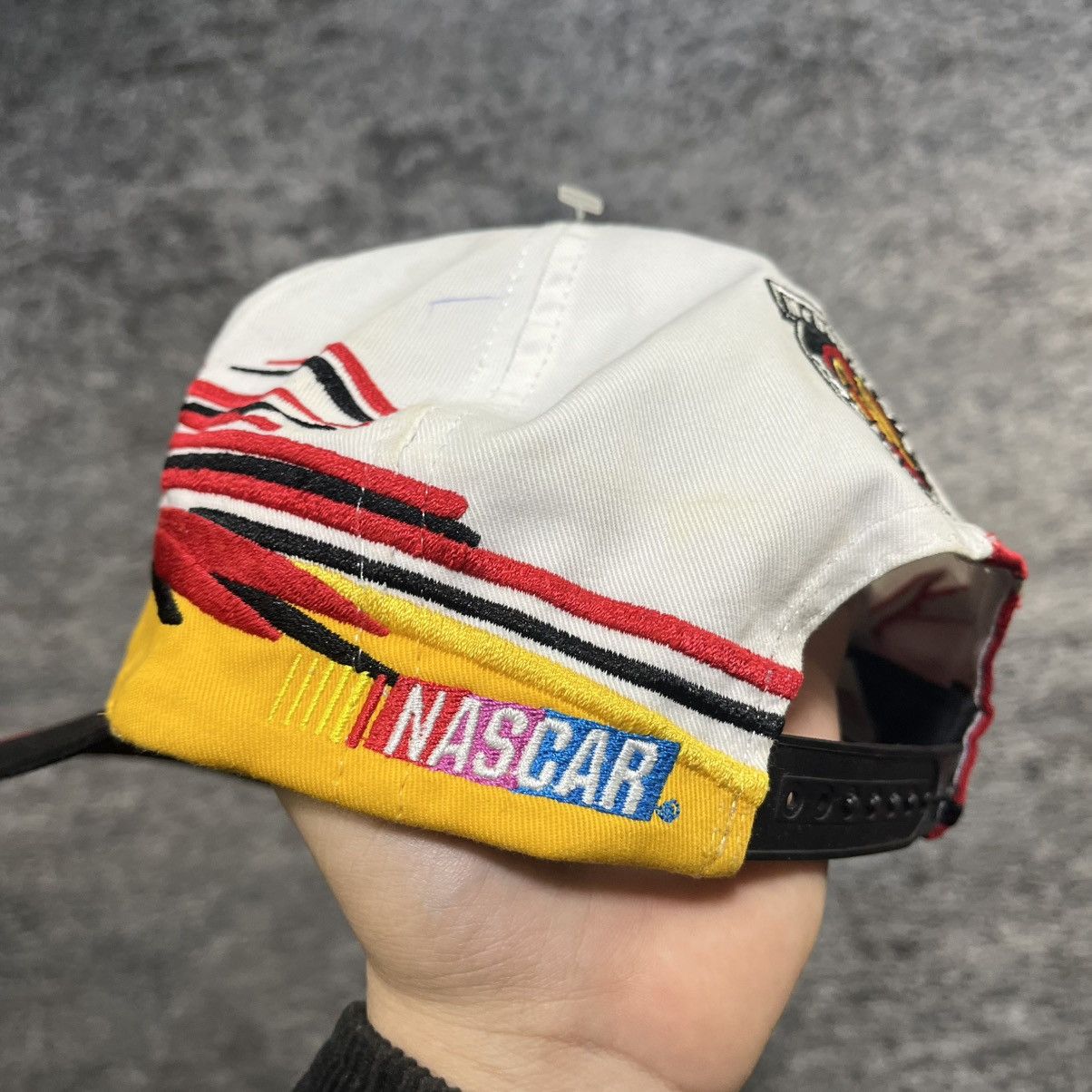 NASCAR VINTAGE 90s BILL ELLIOT SPLASH NASCAR RACING SNAPBACK HAT Size ONE SIZE - 3 Thumbnail