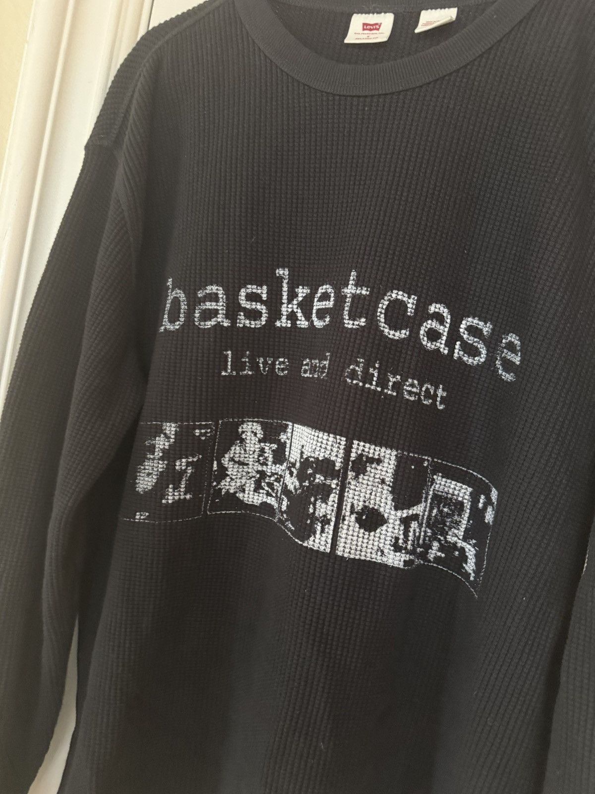 basketcase gallery Levis relaxed fit thermal shirt with basketcase printing Size US S / EU 44-46 / 1 - 2 Thumbnail