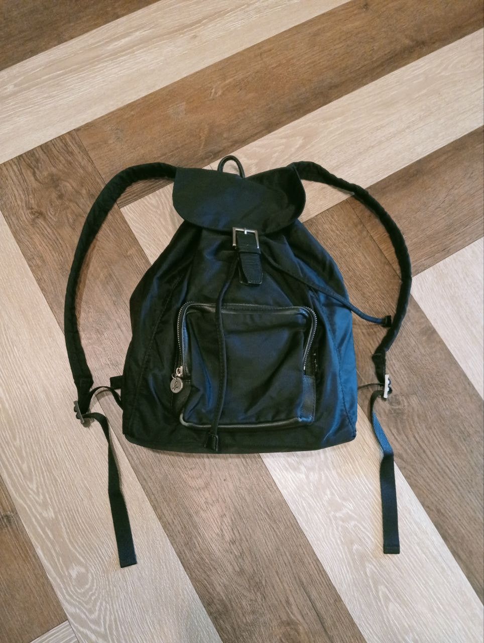 agnes b. AGNES B. VOYAGE VINTAGE BACKPACK - BLACK Size ONE SIZE - 8 Thumbnail