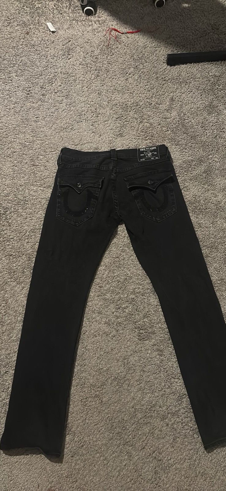 True Religion Crystal denim logo true religion pants Size US 32 / EU 48 - 4 Thumbnail