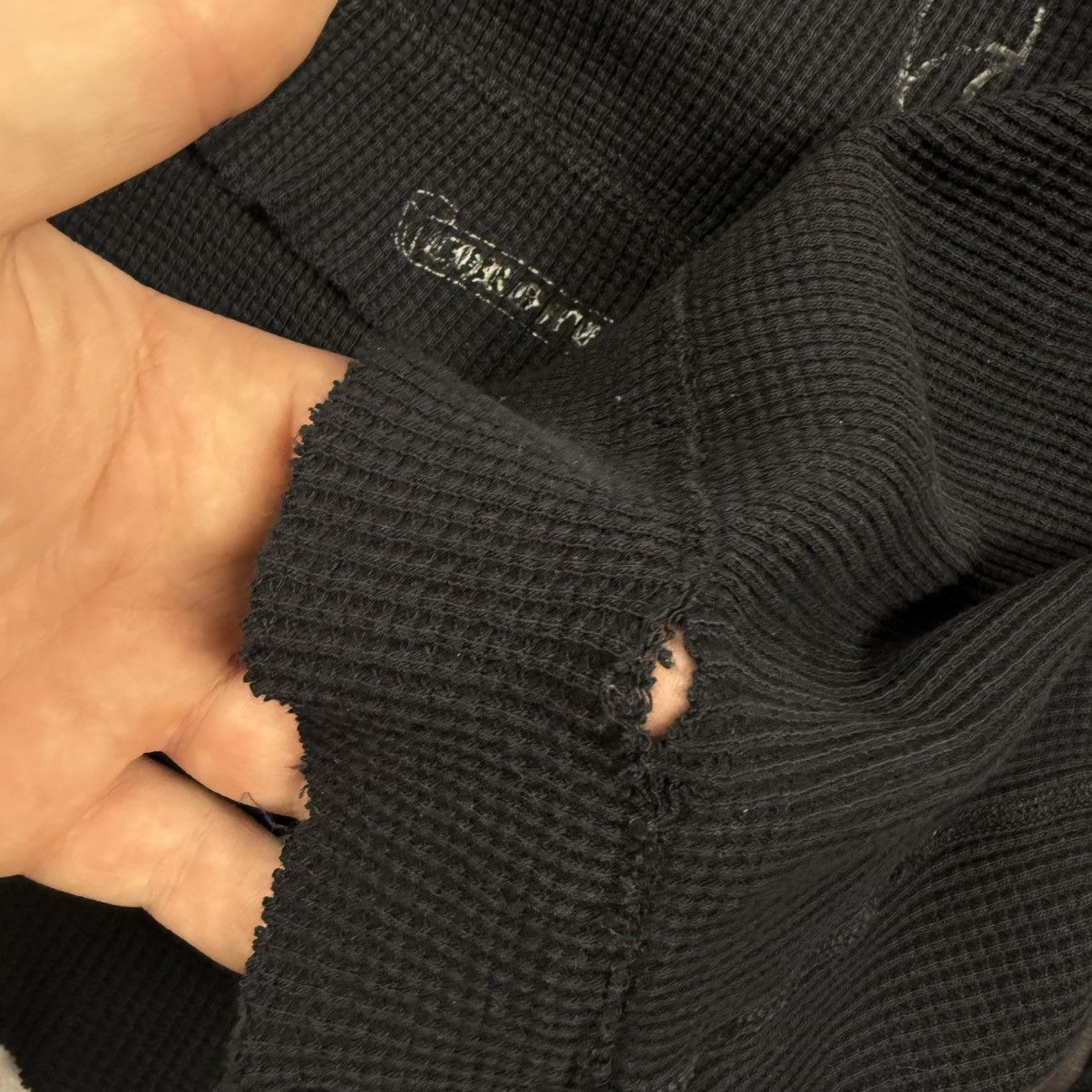 Chrome Hearts Chrome Hearts Horseshoe Thermal ‘Black’ Hoodie Size US M / EU 48-50 / 2 - 4 Thumbnail
