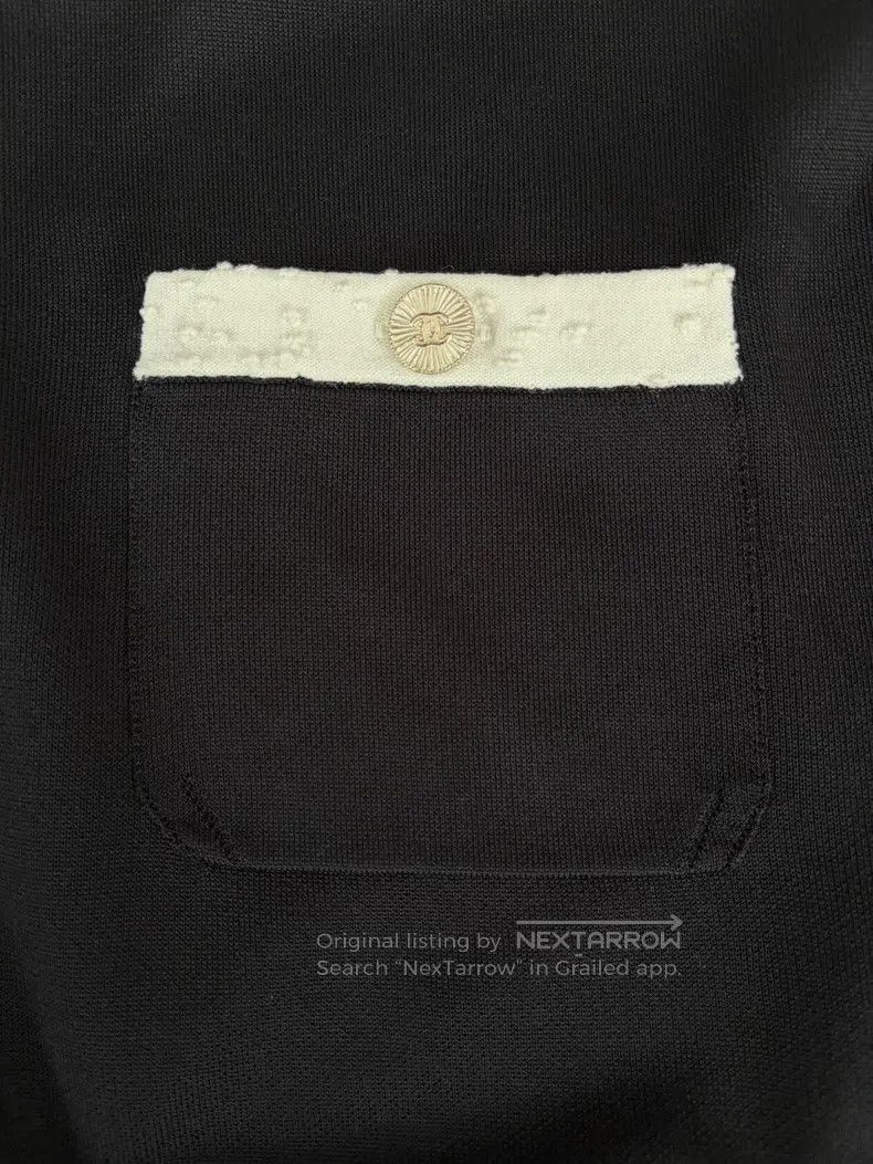 Chanel Chanel High-end handicraft workshop black and white-edged Size S / US 4 / IT 40 - 3 Thumbnail