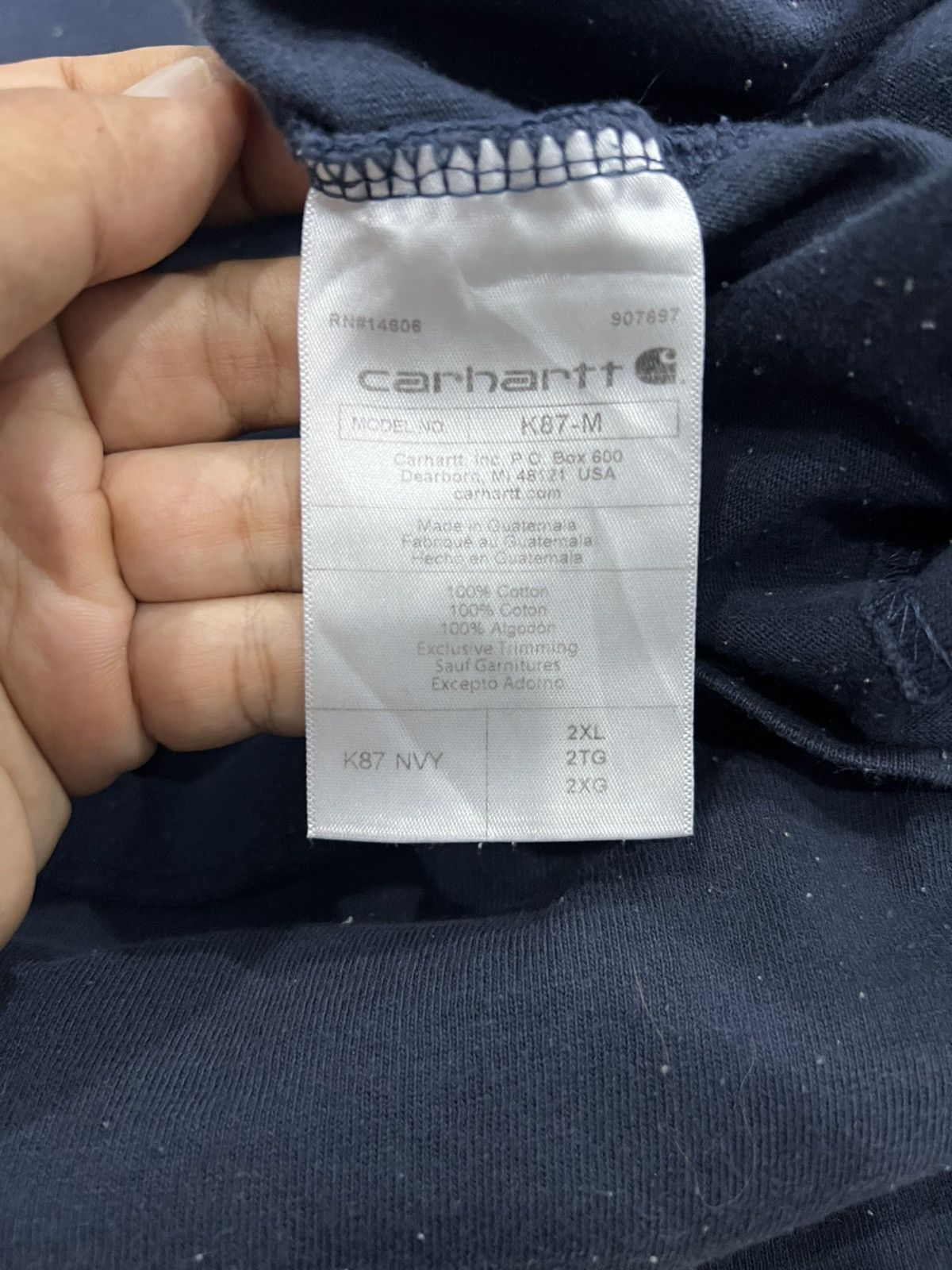 Carhartt Carhartt Single Pocket 2xl Tee Size US XXL / EU 58 / 5 - 5 Thumbnail