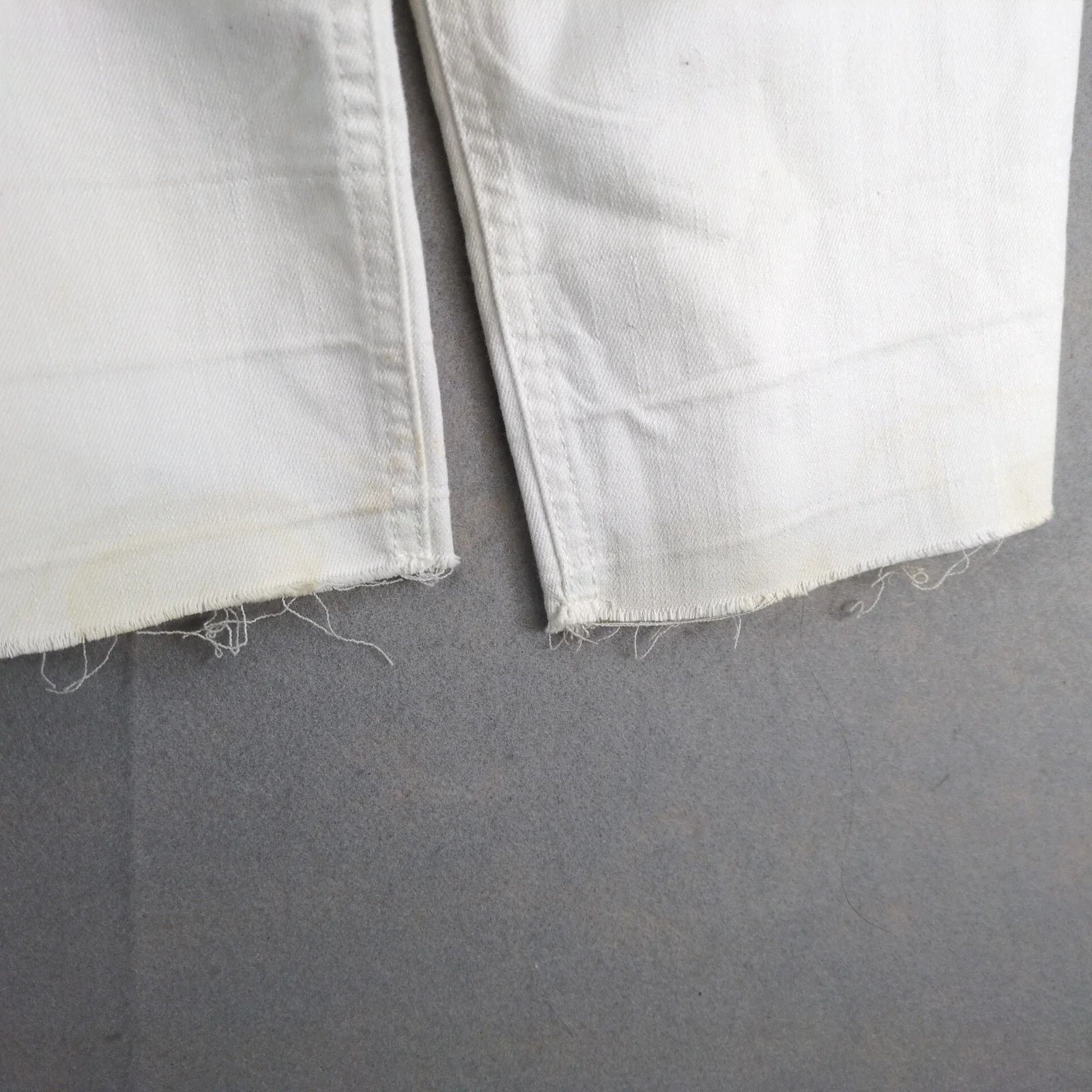 Other EV1 Allie Wide Leg White Jeans Women's 2 Cropped 27x23" Size 26" / US 2 / IT 38 - 10 Thumbnail