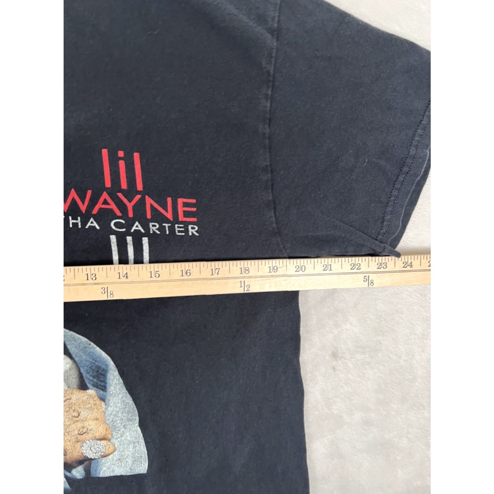 Vintage Lil Wayne "Tha Carter 3" T-Shirt Men Medium Black Cotton Crew Neck Graphic Print Logo Retro Hip Hop Band Gildan 5000 Limited Edition 2020s Shine Size US M / EU 48-50 / 2 - 4 Thumbnail