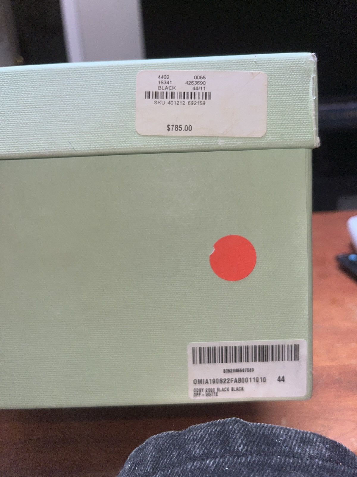 Off-White Off-White ODSY-2000 ‘Black Teal’ Size US 11 / EU 44 - 9 Thumbnail