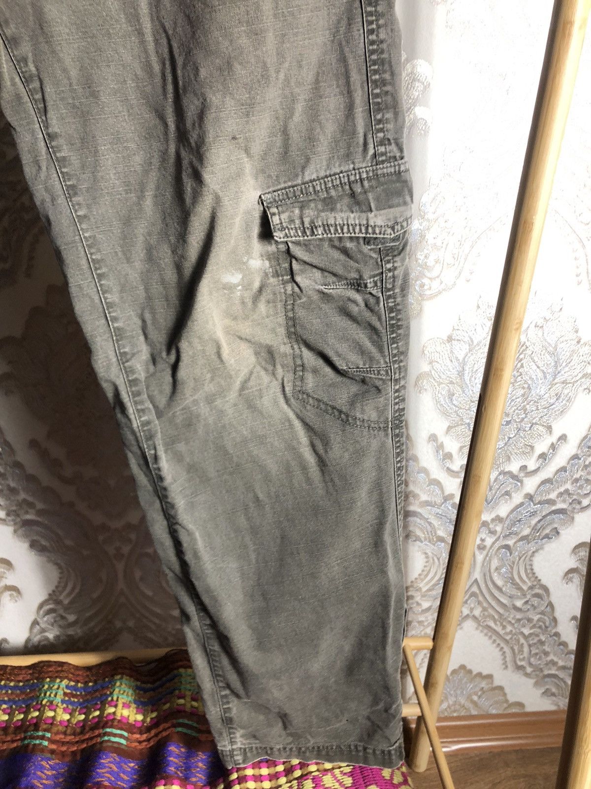 Nike × Vintage VERY RARE NIKE CARGO SWEATPANTS DENIM GORPCORE Y2K 90s DRILL Size US 32 / EU 48 - 3 Thumbnail