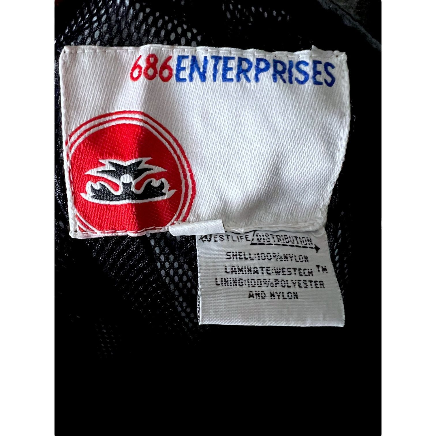 NWT 686 Black Snowboarding Pants - Size XL - 90s Deadstock