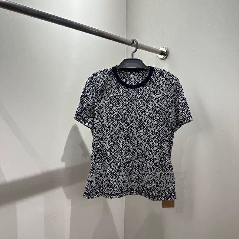 Hermes Hermes 24 Model Full Print Pig Nose Short Sleeve T-Shirt Size M / US 6-8 / IT 42-44 - 1 Thumbnail