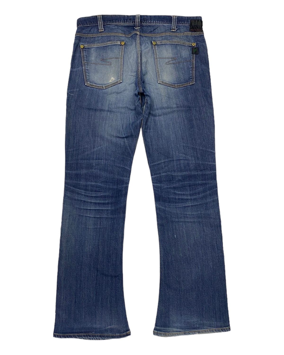 Hysteric Glamour × Japanese Brand HYSTERIC GLAMOUR STYLE BLUE WAY BGlow NIPPON DISTRESS DENIM Size US 36 / EU 52 - 2 Thumbnail