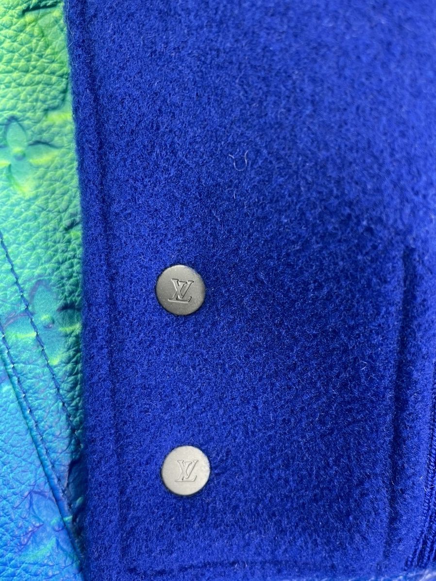 Louis Vuitton SS22 MIX GRADIENT LEATHER VARSITY JACKET Size US M / EU 48-50 / 2 - 10 Thumbnail