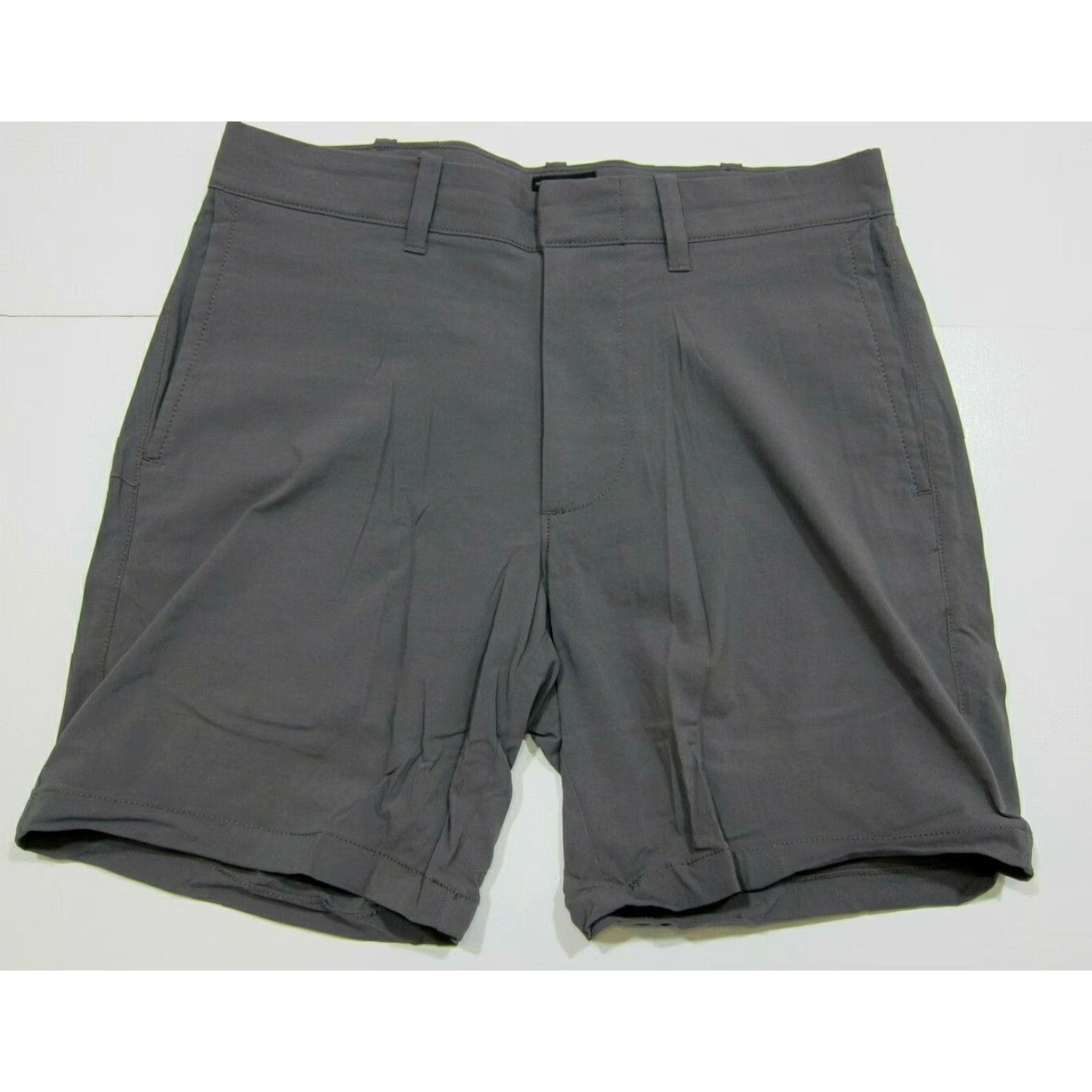 J.Crew J.Crew Grey Nylon Stretch Comfort Casual Travel Hike Chino Shorts Women 28 Zip Pockets Gray 90s? Size 28" / US 6 / IT 42 - 6 Thumbnail