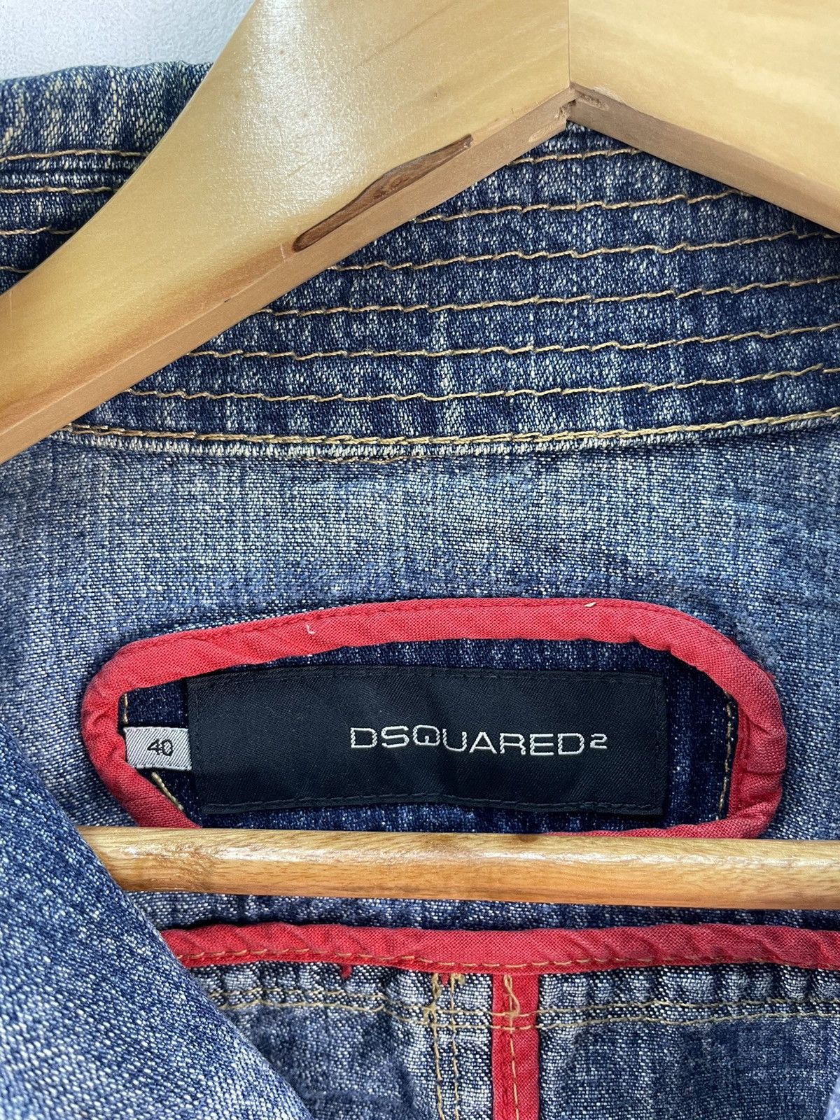 Dsquared2 Dsquared2 Trucker Denim Jacket Size S / US 4 / IT 40 - 2 Thumbnail