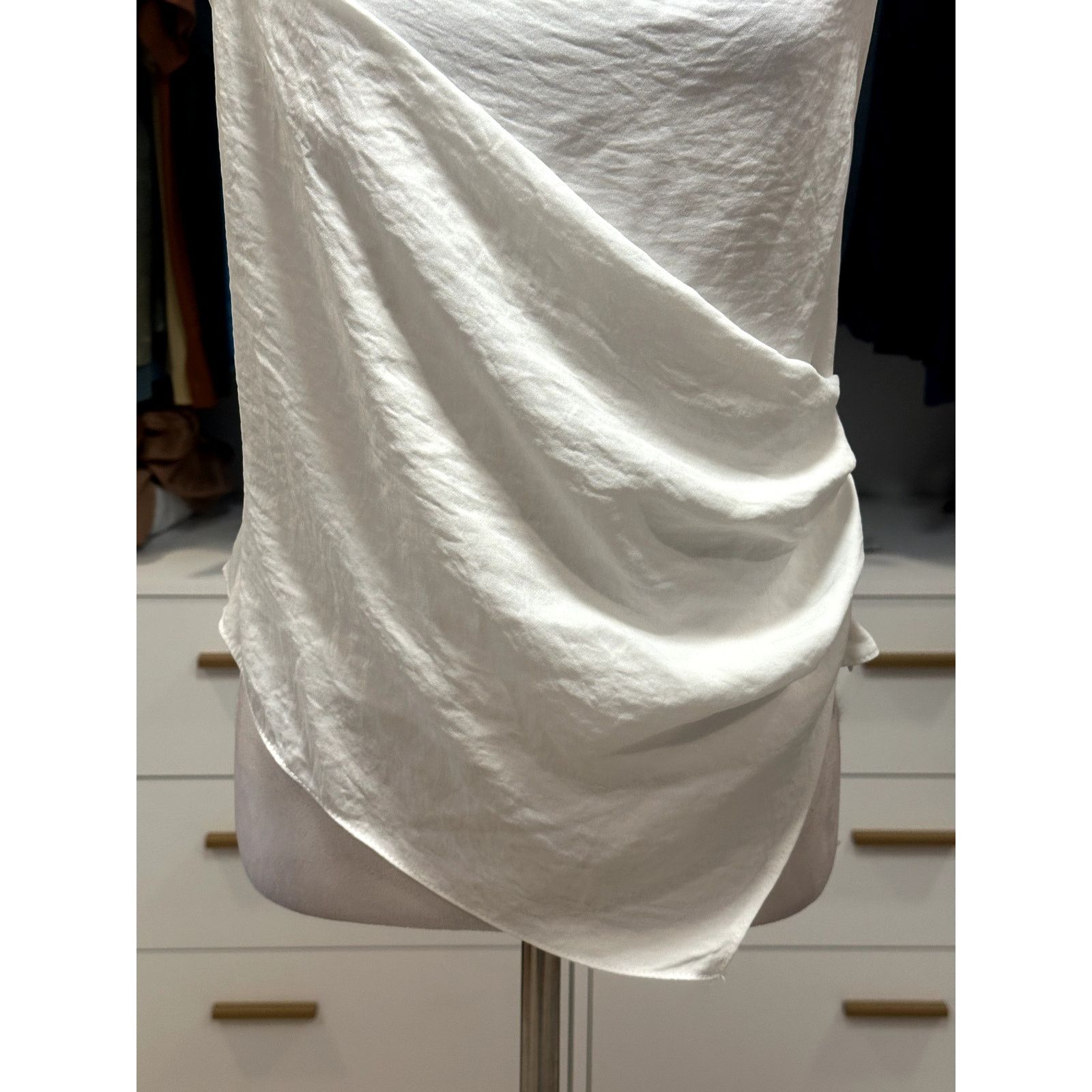 Topshop Topshop Women's White Cami Tank Strappy Top 10 NWT Size L / US 10 / IT 46 - 3 Thumbnail