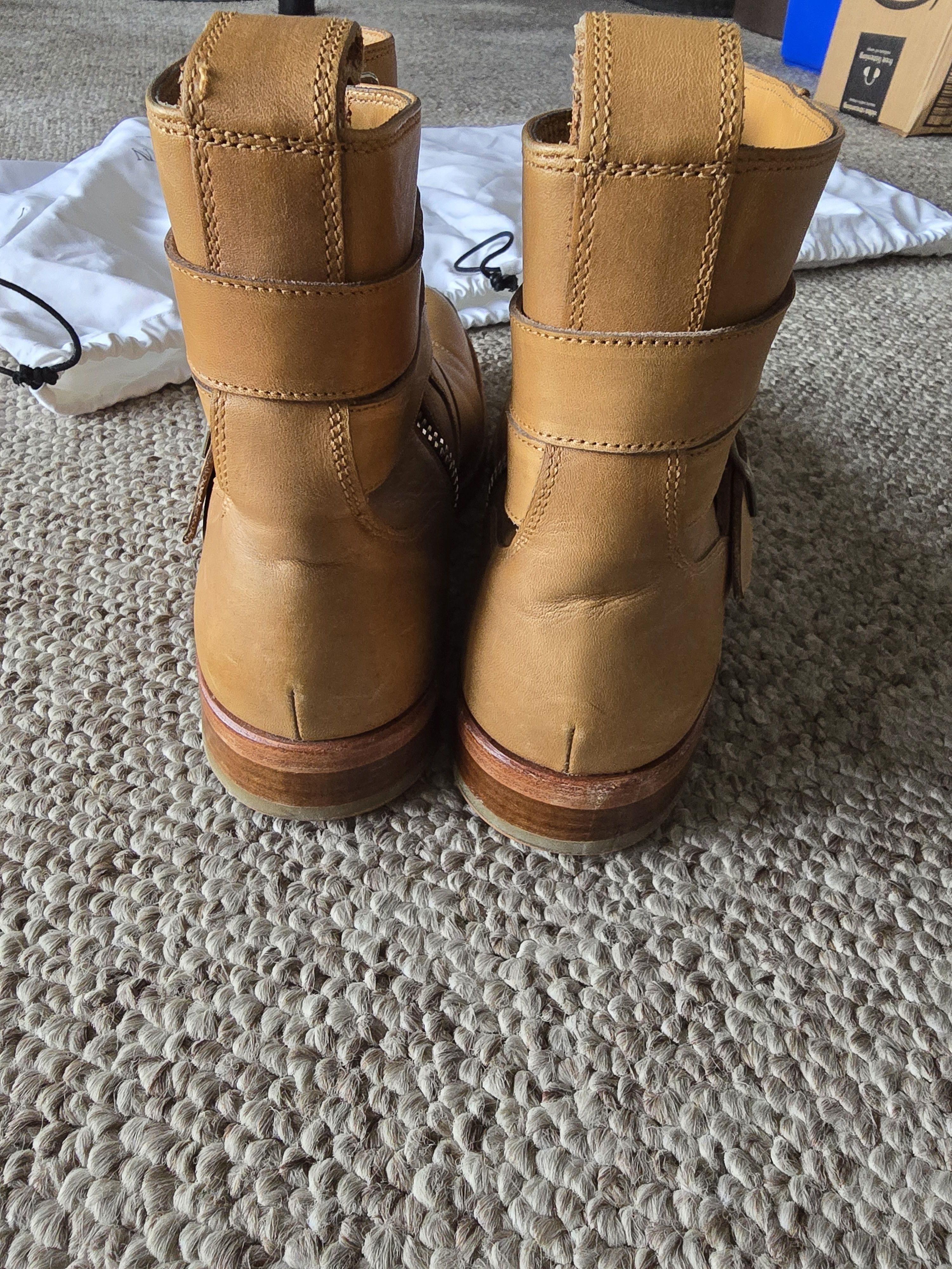 Balmain Homme SS11 Decarnin Era Engineer buckle boots Size US 9 / EU 42 - 7 Thumbnail