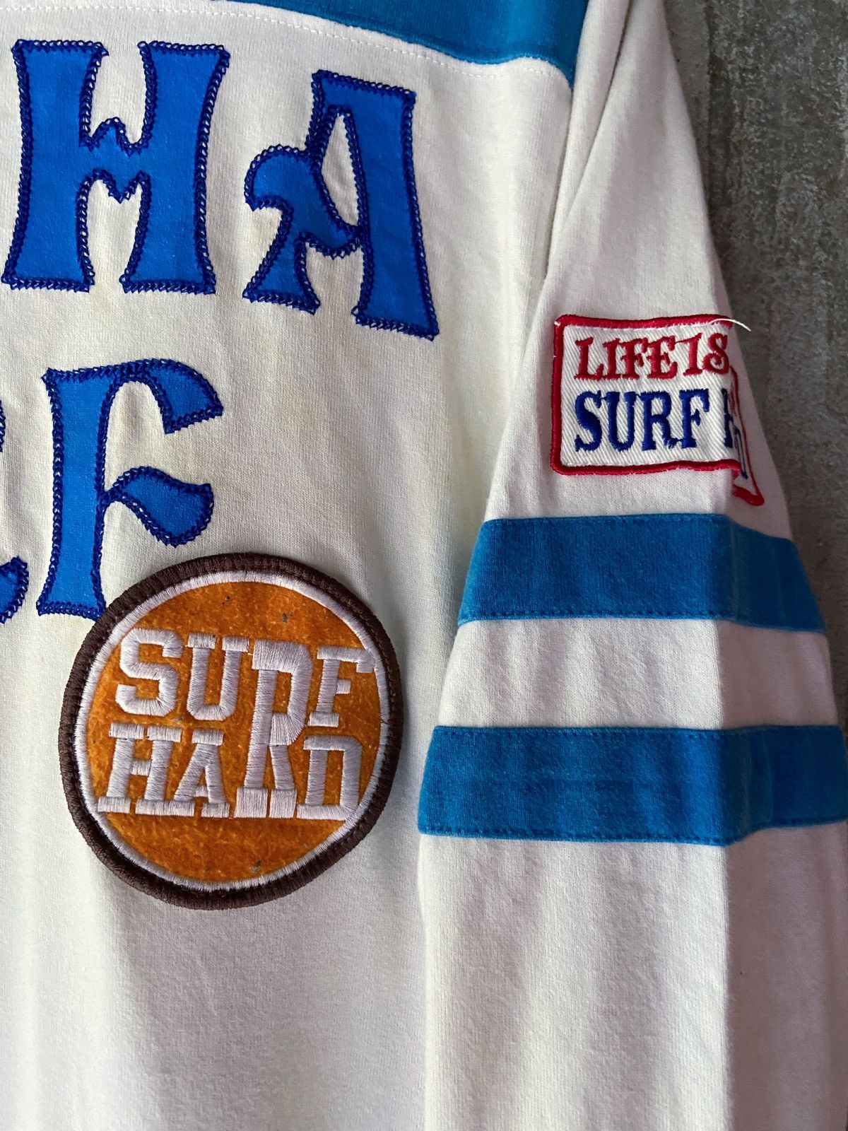 Japanese Brand LIFE IS SURF SURF HARD LONG SLEEVE Size US M / EU 48-50 / 2 - 9 Thumbnail