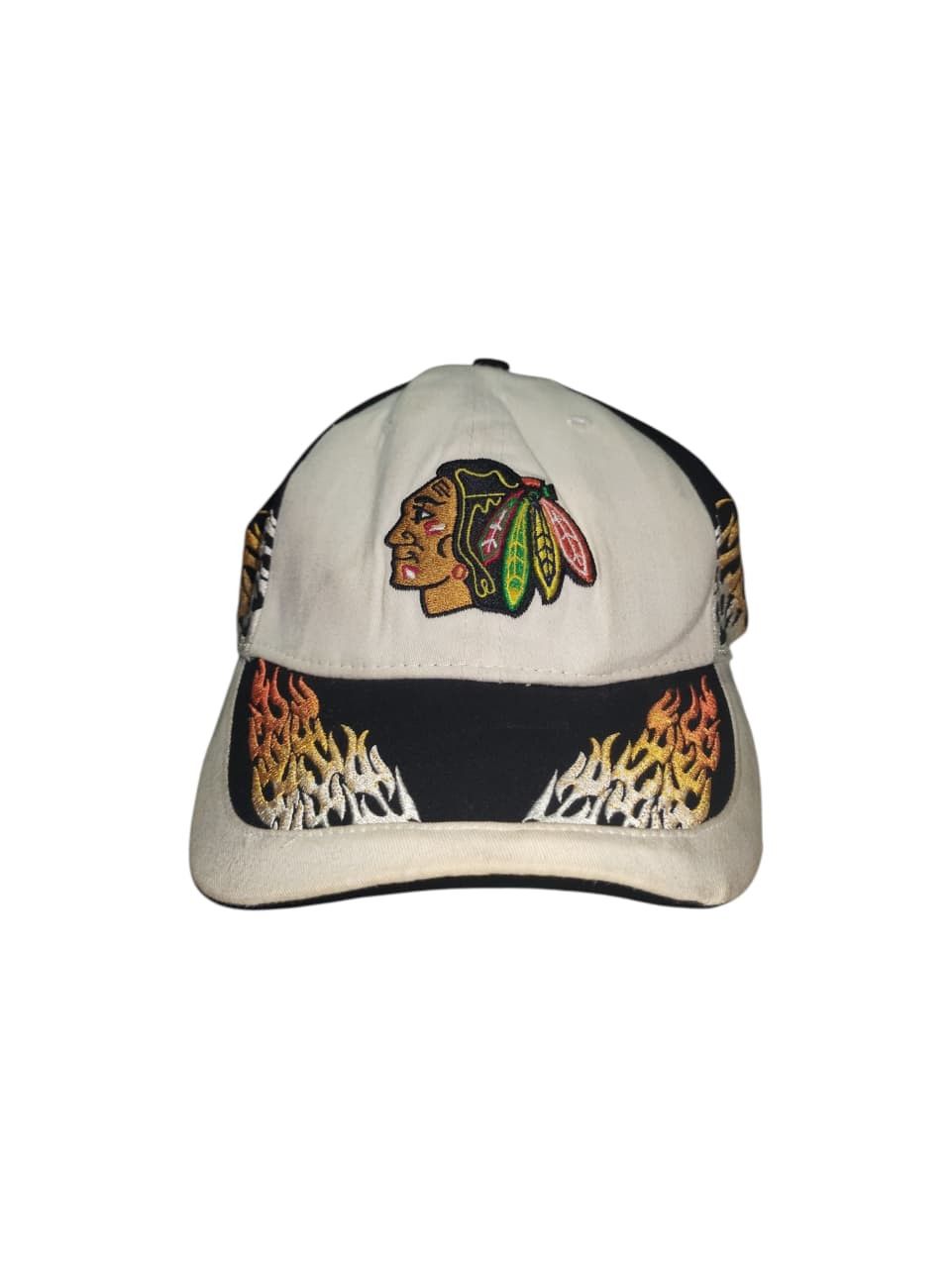 Vintage Vintage Chicago Blackhawks Flame Cap Size ONE SIZE - 1 Thumbnail