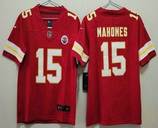 Men's Nike Patrick Mahomes Red Kansas City Chiefs Vapor F.U.S.E. Limited Jersey