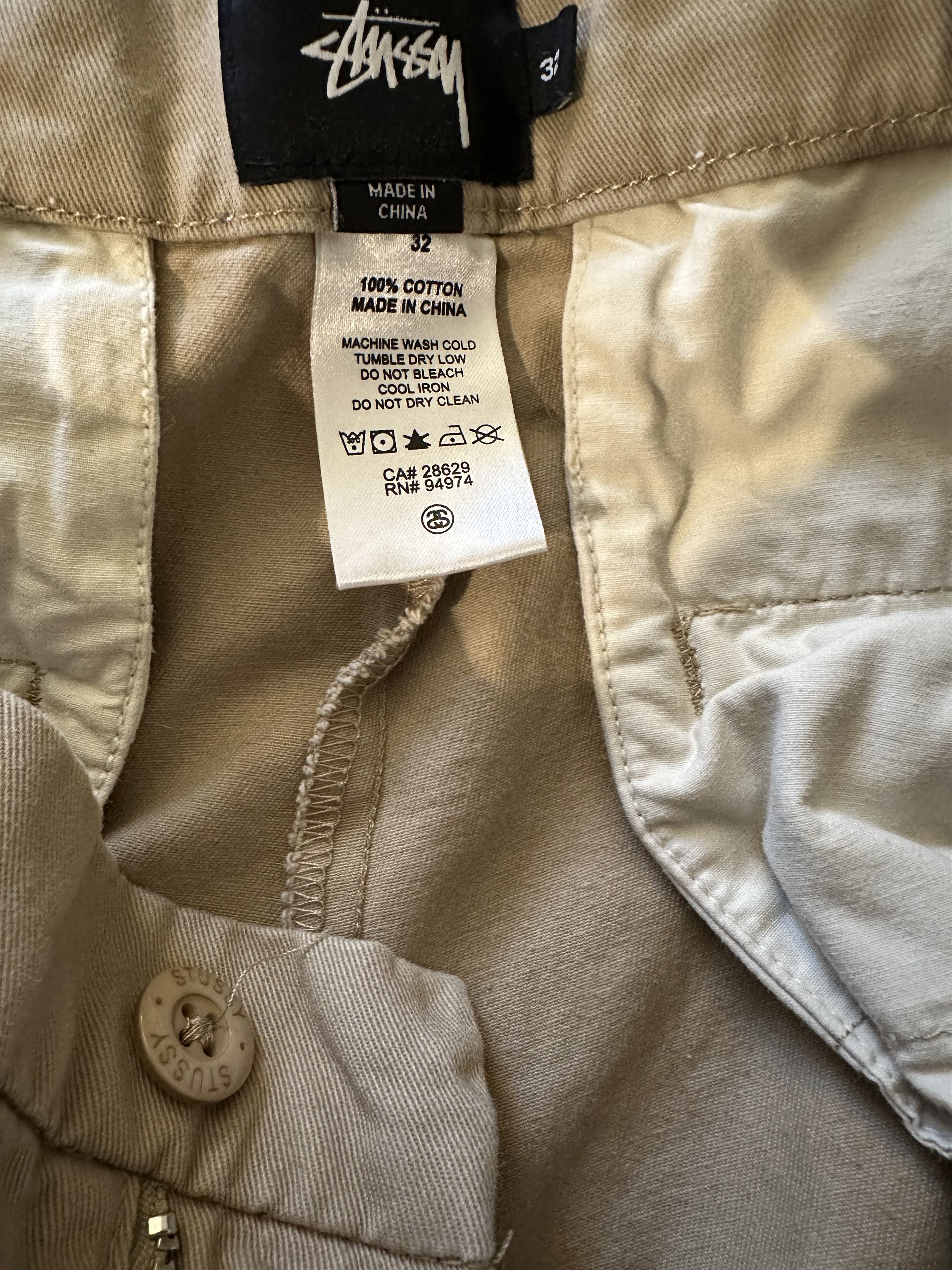 Stussy Stussy Khaki Chino Pants Size US 32 / EU 48 - 3 Thumbnail