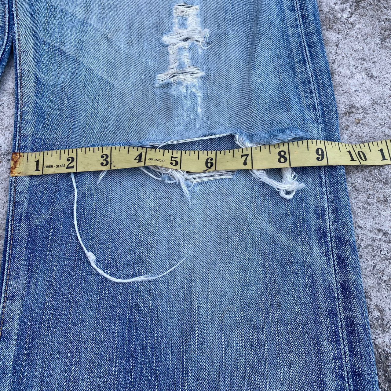 Edwin Vintage Edwin 504 Distressed Denim Kurt Cobain Style Size US 34 / EU 50 - 9 Thumbnail