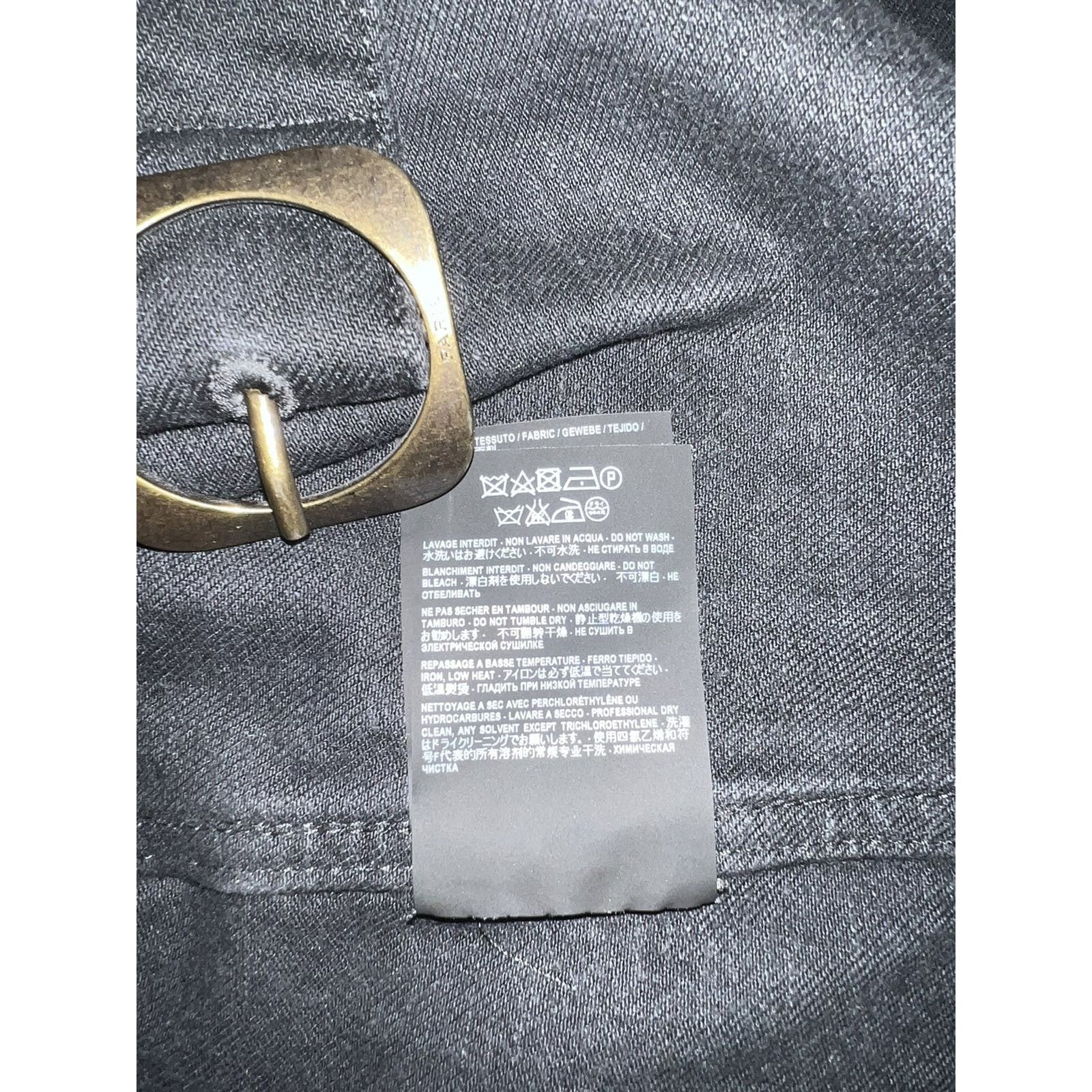 Saint Laurent Paris Saint Laurent Saharienne Denim Jacket Size US M / EU 48-50 / 2 - 9 Thumbnail