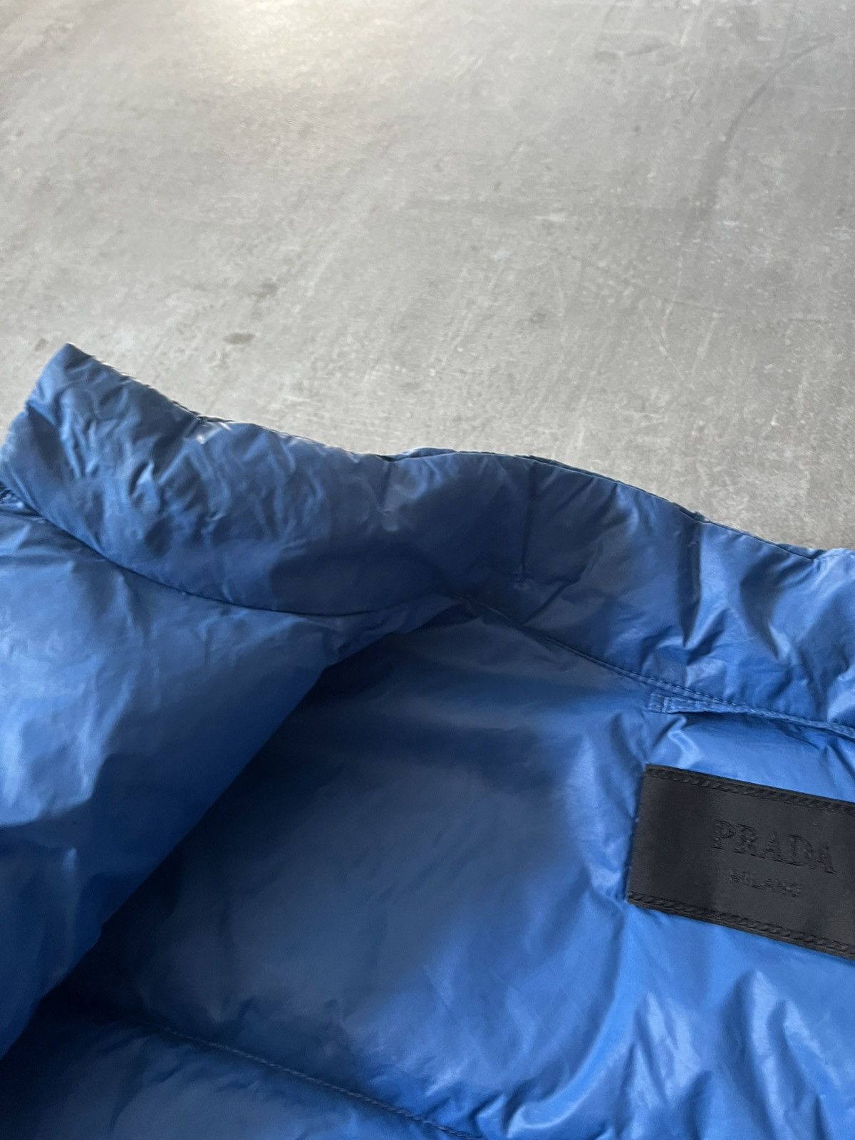 Prada Prada blue light puffer jacket logo rare Size US M / EU 48-50 / 2 - 16 Thumbnail