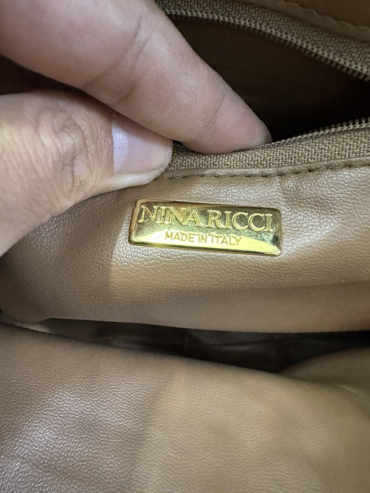 Vintage NINA RICCI PARIS SATCHEL BAG HANDBAG Size ONE SIZE - 4 Thumbnail