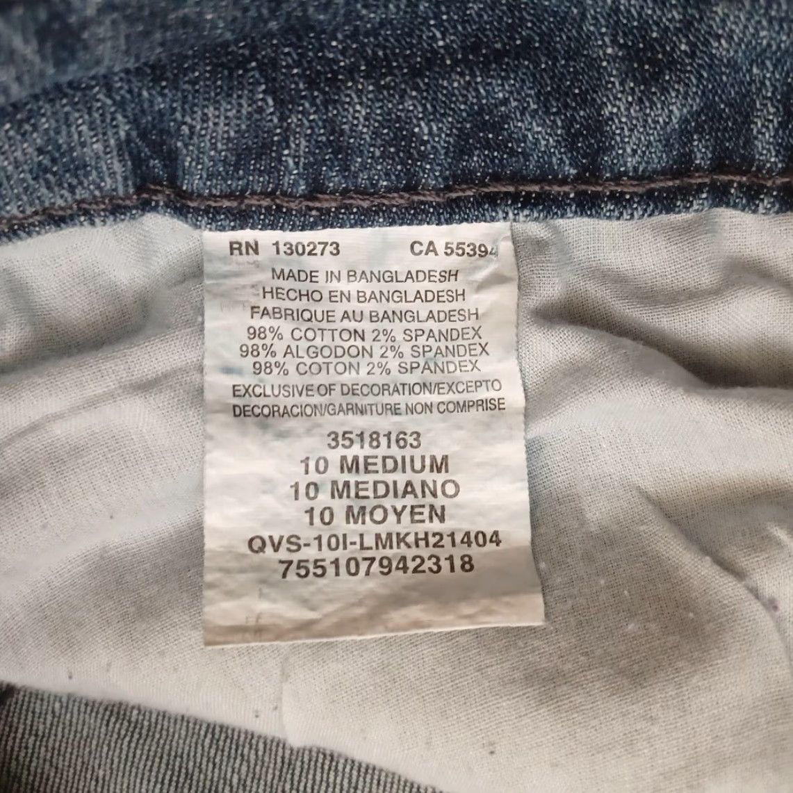 Lee Lee Jeans Women 10 Medium Blue Lower on the Waist Stretch Denim Casual Ladies Size 32" / US 10 / IT 46 - 2 Thumbnail