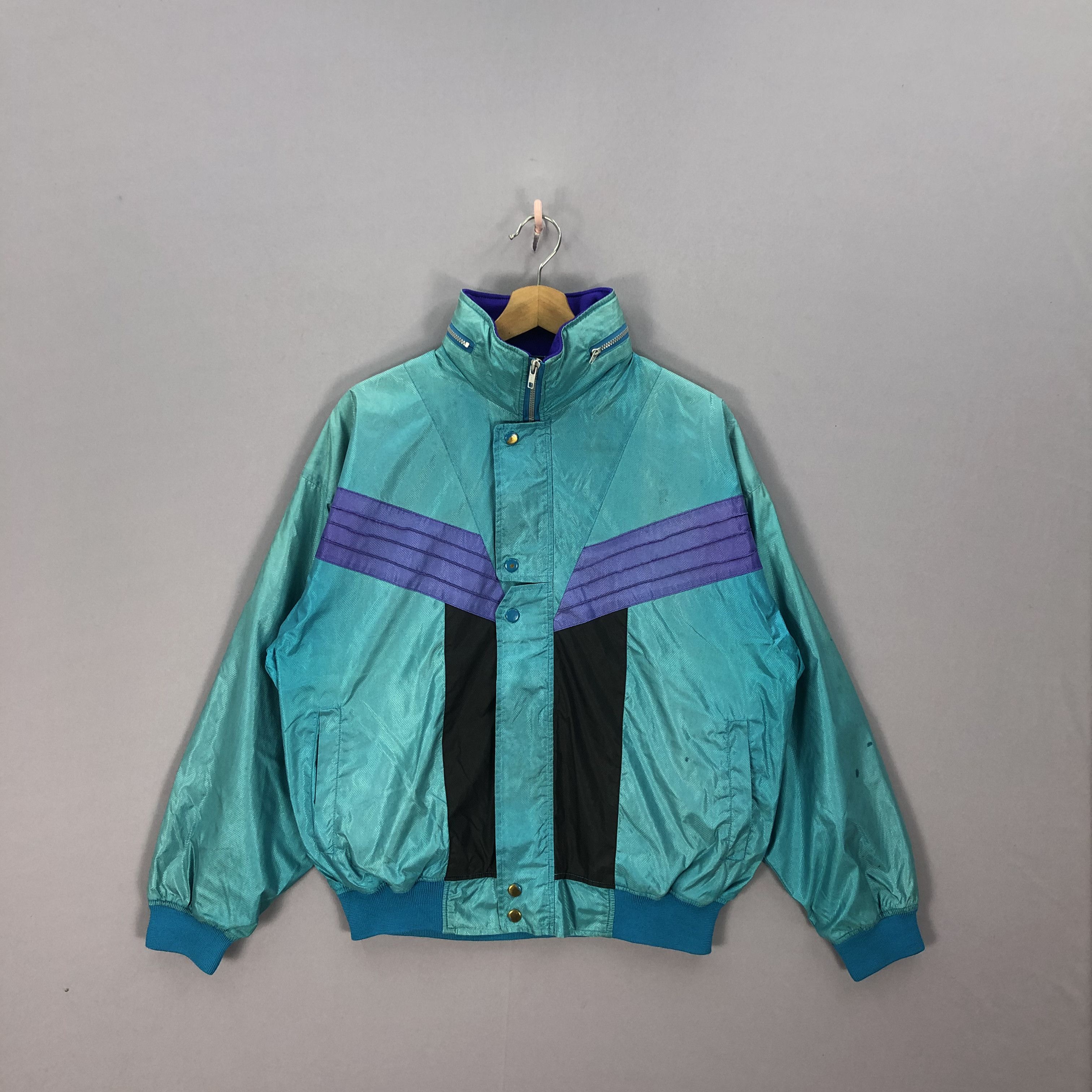 Japanese Brand Vintage 80s Retro Resting Wear Japanese Training Jacket Size US L / EU 52-54 / 3 - 1 Thumbnail